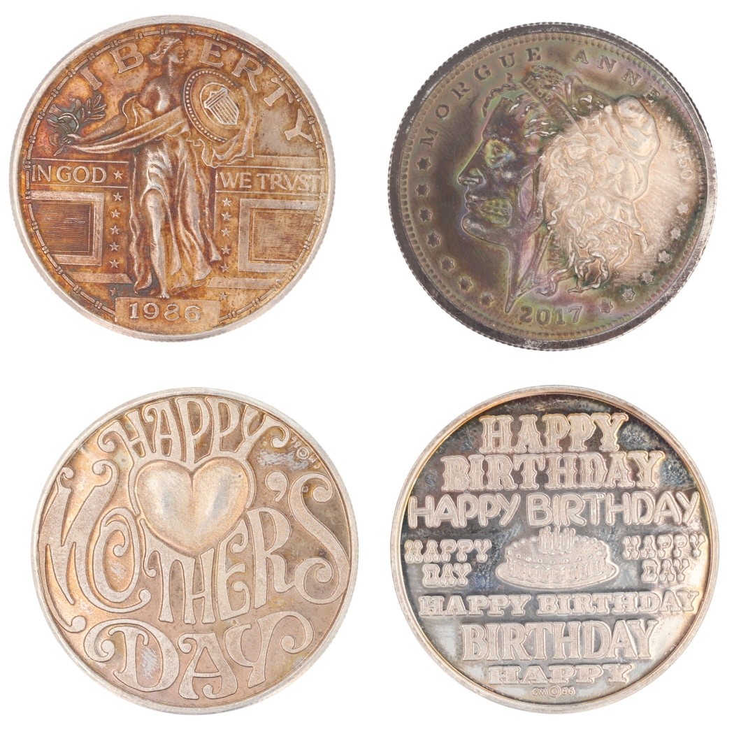 Assorted 1 oz .999 Fine Silver Rounds / Bar Variety Collection Set of 34