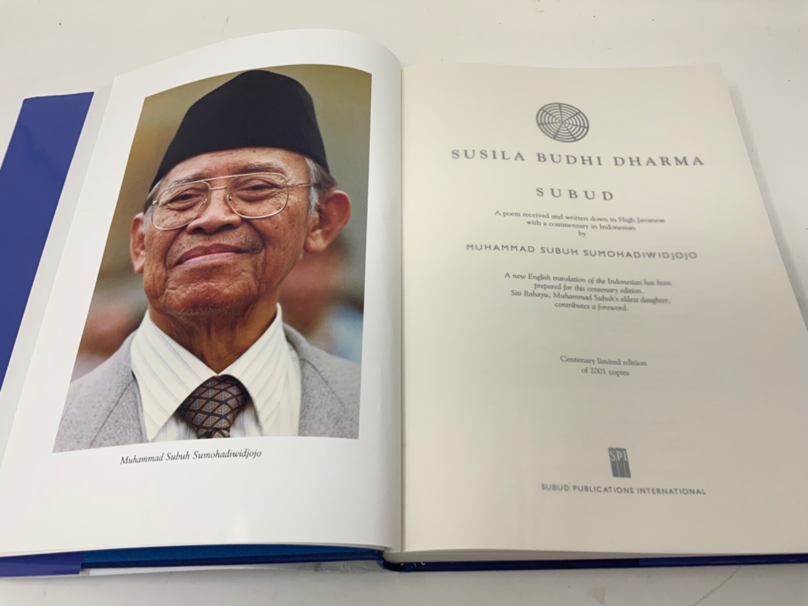 Susila Budhi Dharma 2001 Subud Publications 1360 of 2001 Hardcover Free Ship
