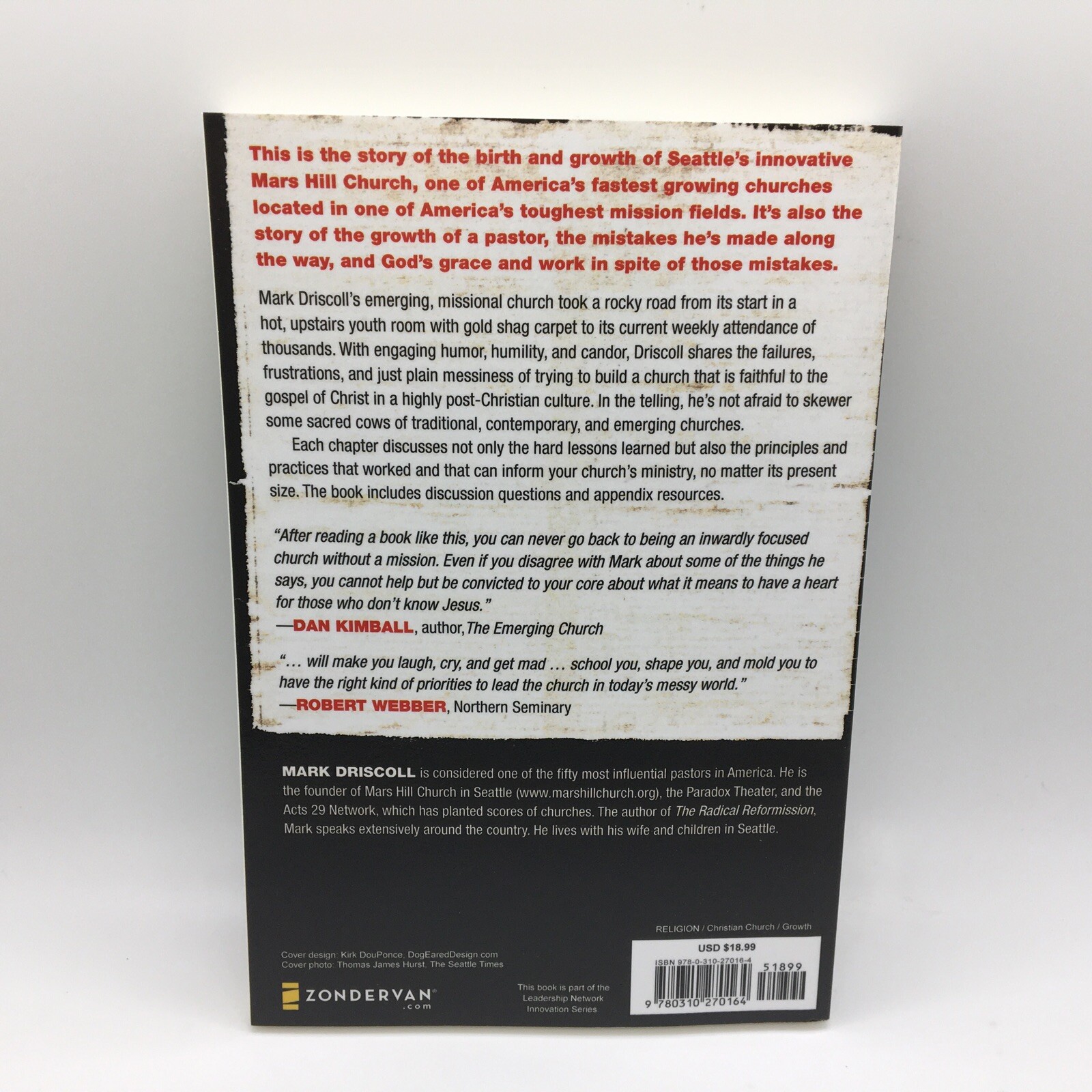 Confessions of a Reformission Rev.: Hard Lesson Mark Driscoll New Free Ship