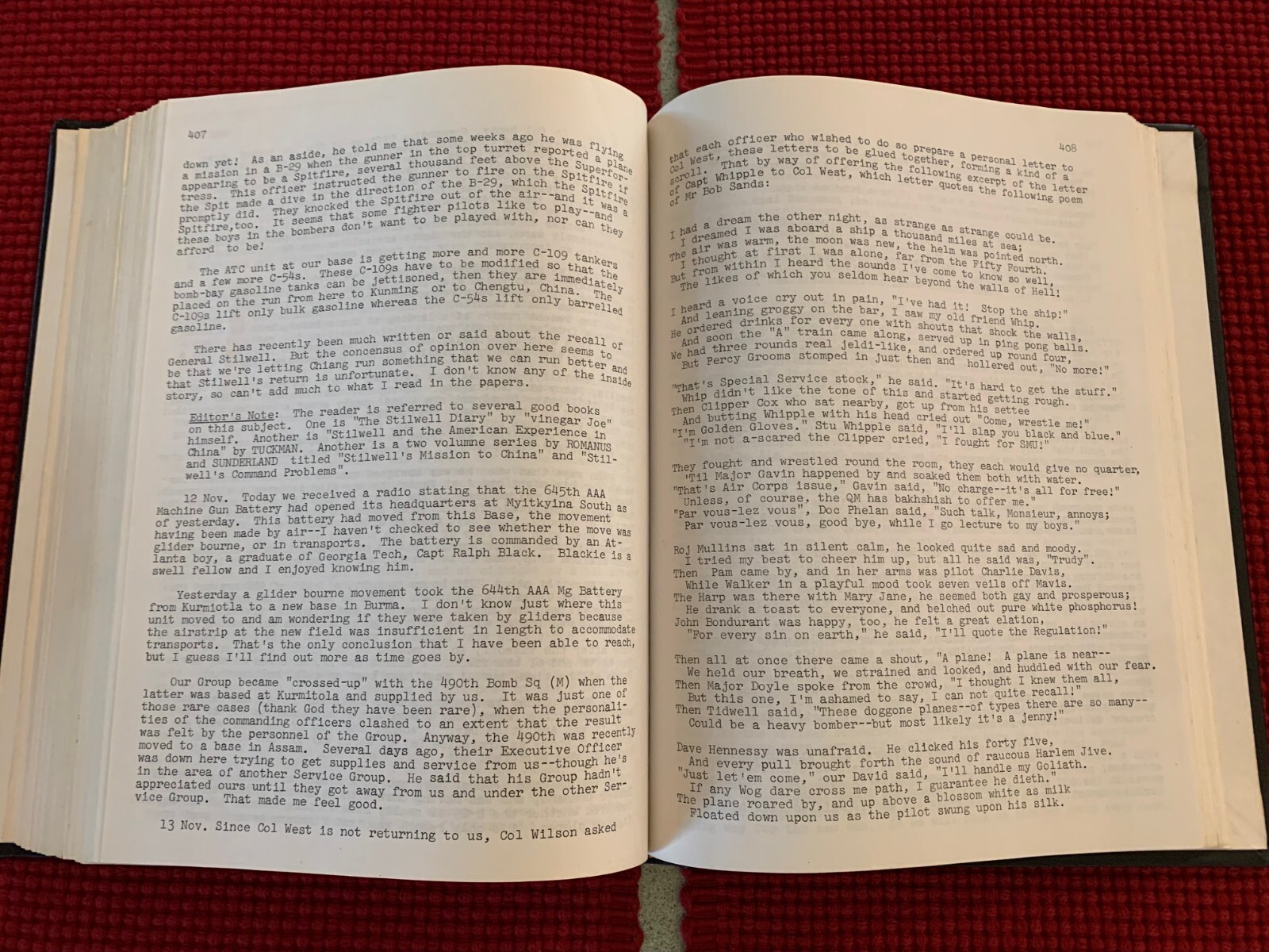 The 54th Air Service Group 1943-1945 by John P. Bondurant HC (1976) WWII History