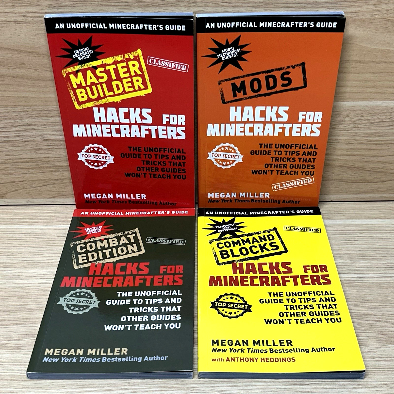 Lot of 9 Minecraft Unofficial Guides Hacks Handbooks Gaming Scholastic Books