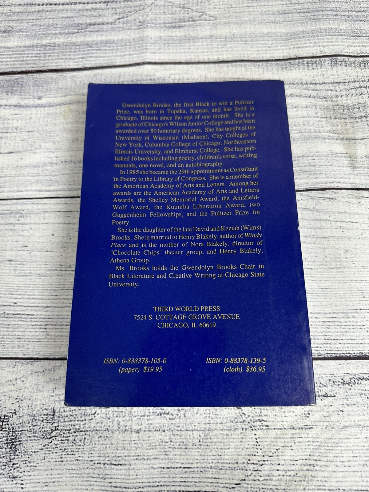 BLACKS By Gwendolyn Brooks – Paperback Book