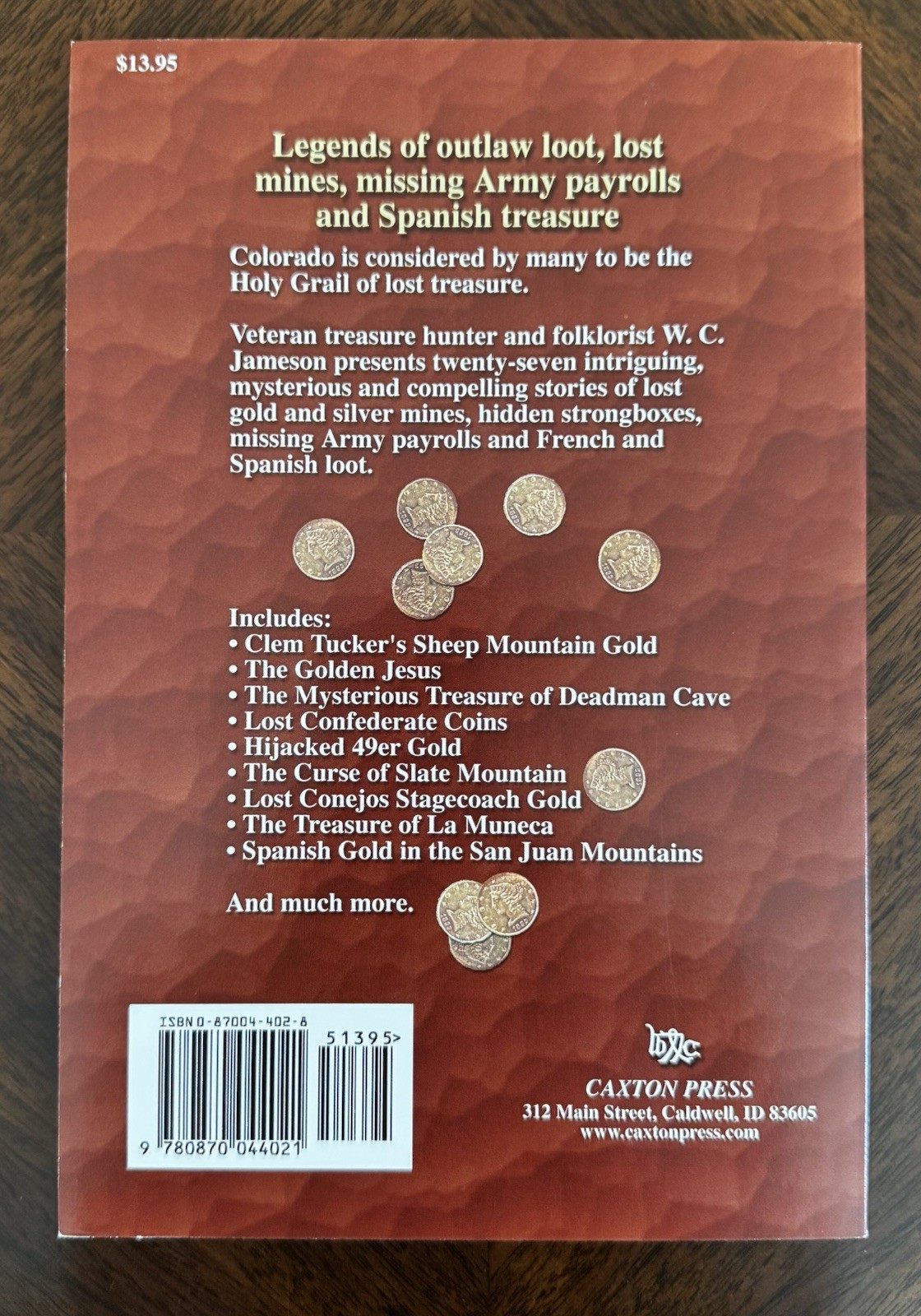 COLORADO TREASURE TALES by W. C. Jameson 2001 PB NEW