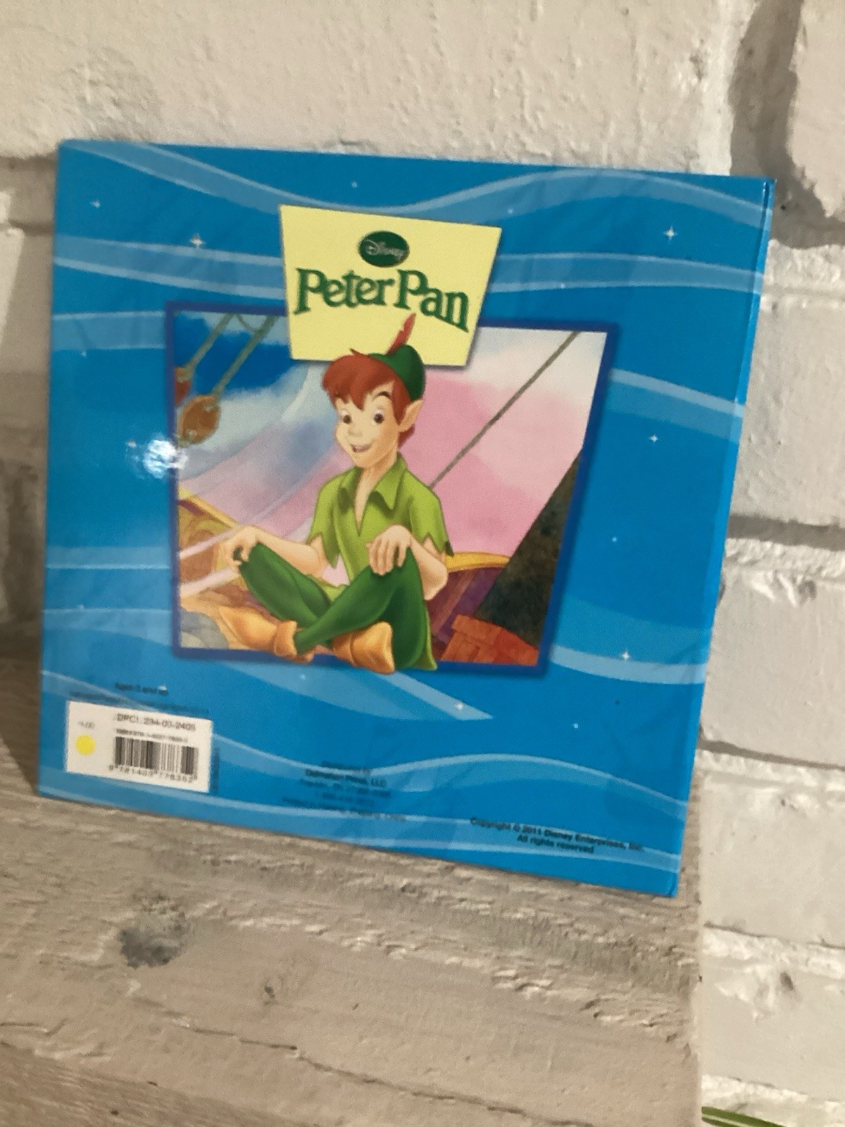 Disney Peter Pan Dalmatian Press Hard Cover Book Pre Owned HC