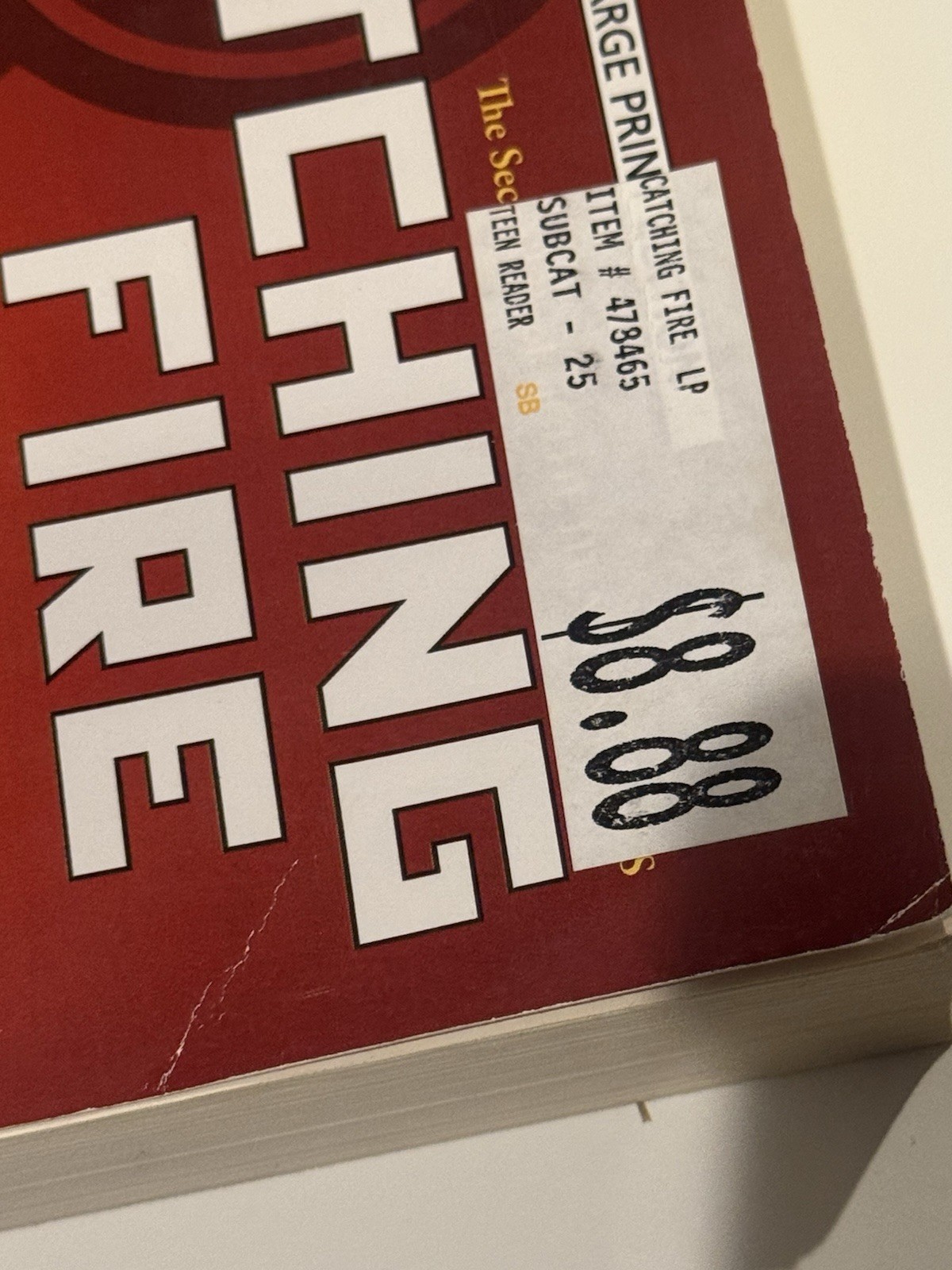Catching Fire by Suzanne Collins (2012, Trade Paperback) Large Print Acceptable