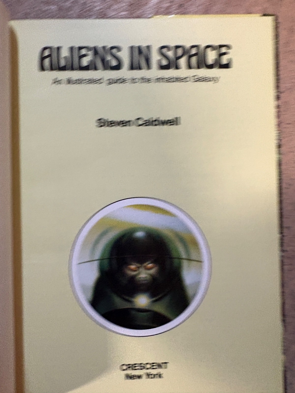 ALIENS IN SPACE by Steven Caldwell ( Hardcover Book 1979 Dust Jacket Sci-fi)