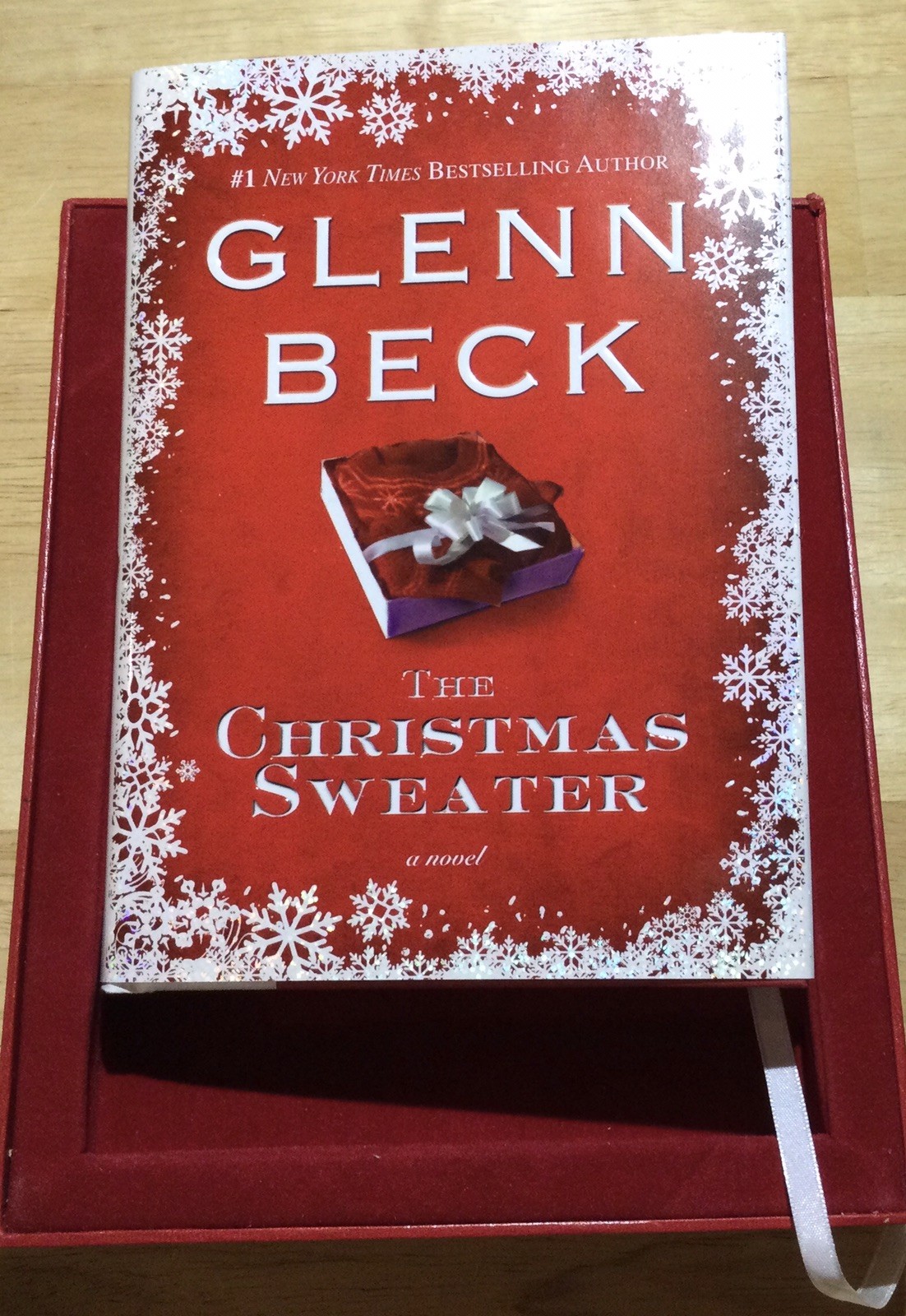 The Christmas Sweater by Glenn Beck ● Signed w/ COA Premiere Collectibles