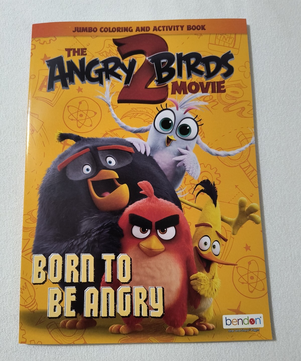 The Angry Birds 2 Movie “Born to be Angry” Coloring Book by Bendon 🆕 Free Ship!