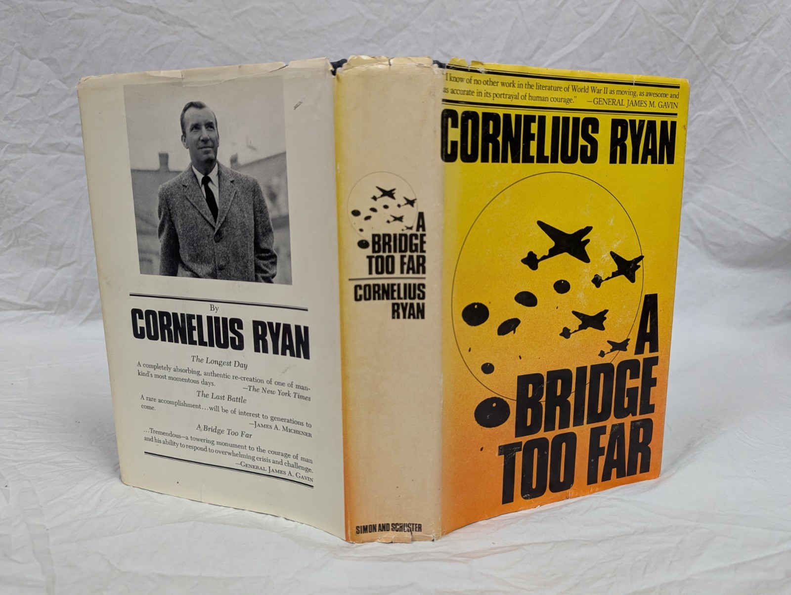 Vtg 1974 HCDJ 1st/1st ~ A Bridge Too Far ~ Cornelius Ryan – Simon & Schuster