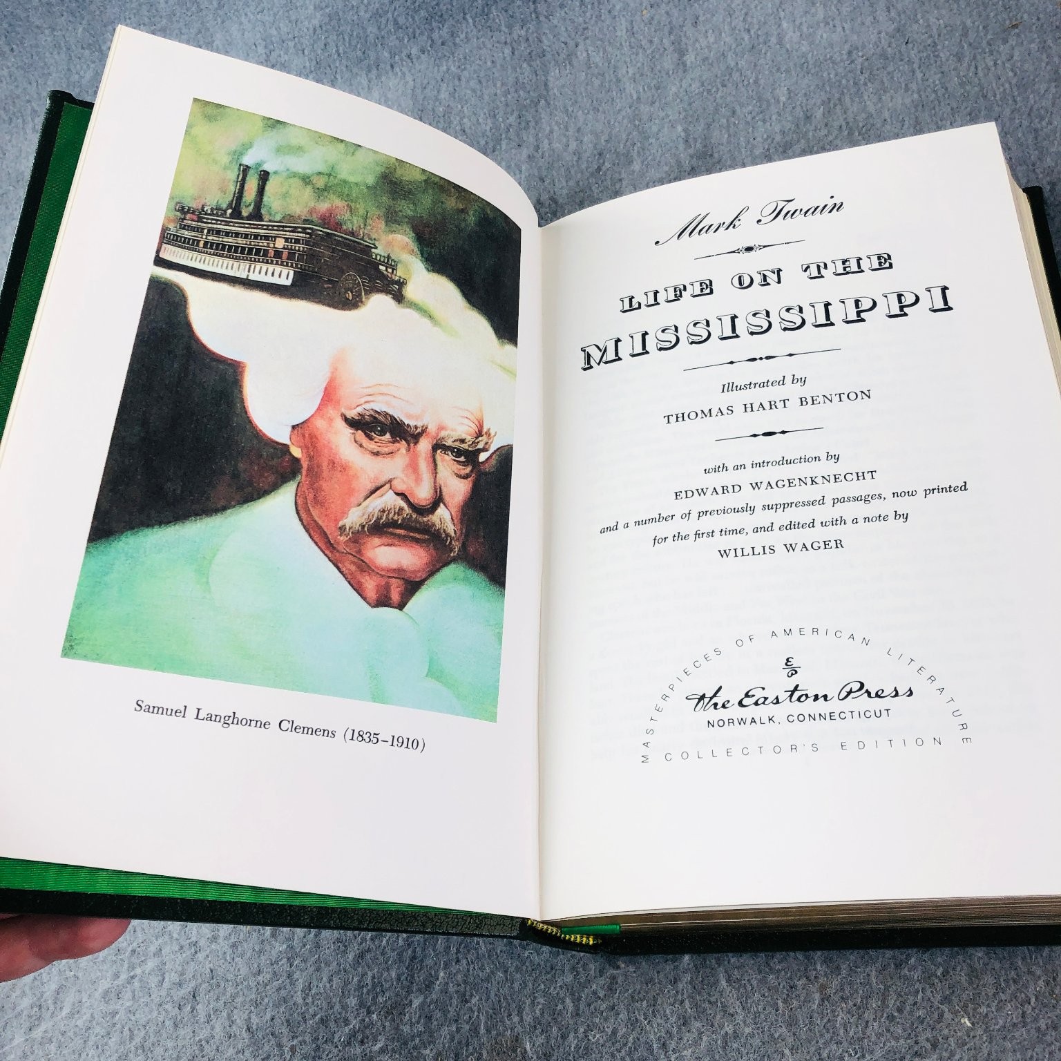 Life on the Mississippi Mark Twain Easton Press Collector’s Edition Illustrated