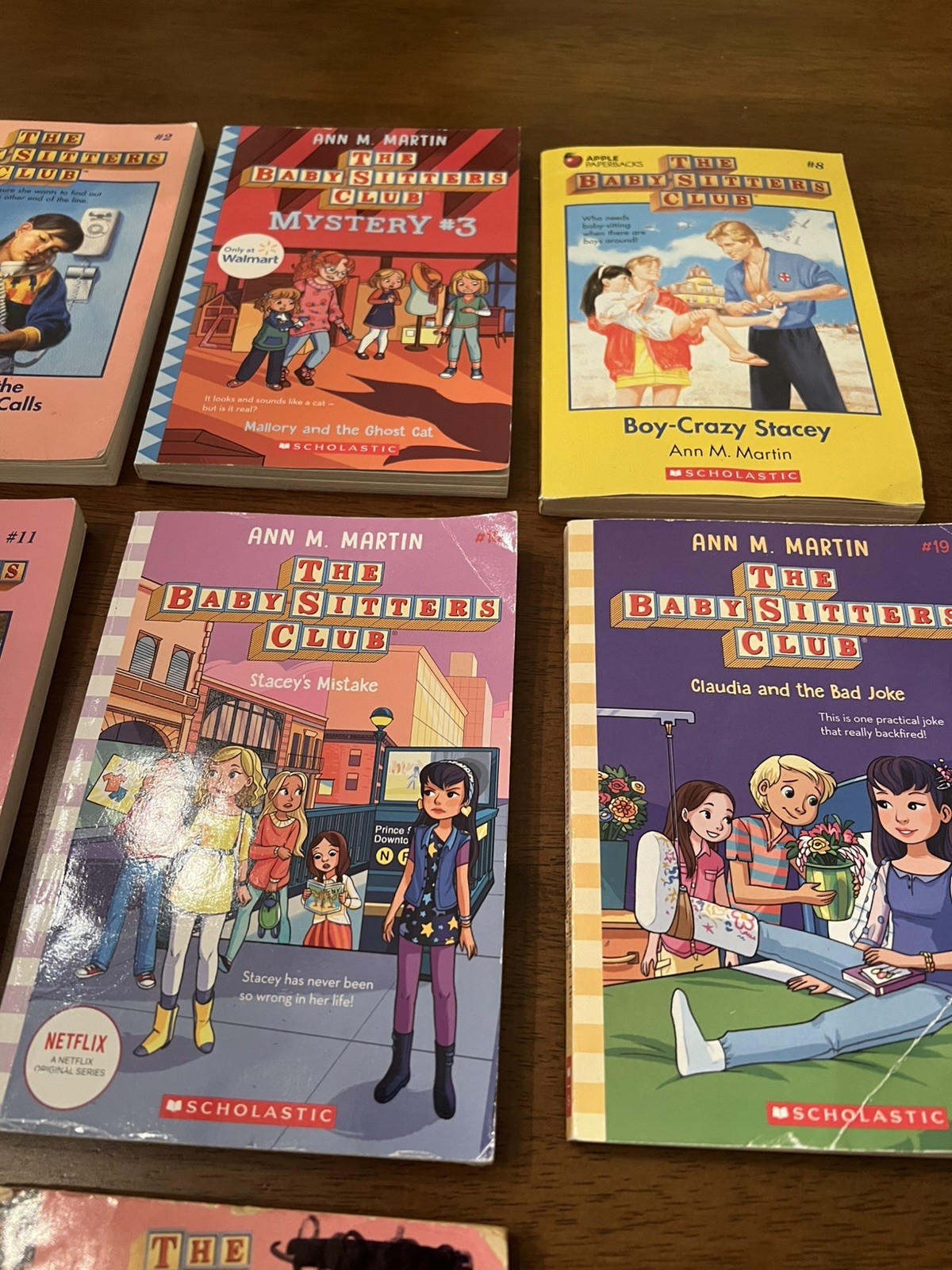 Baby-Sitters Club PB Lot of 10 Books Ann M Martin #1,2,3,8,10,11,18,19,28,125