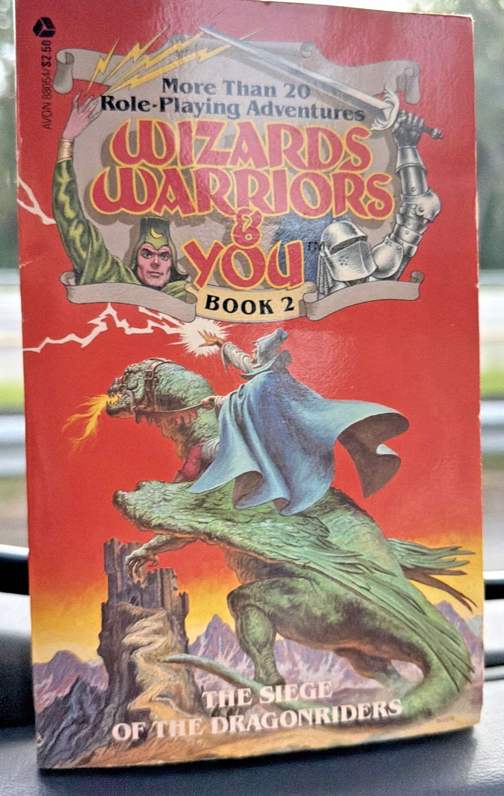 Wizards Warriors & You #2 The Siege of the Dragonriders 1st Printing 1984