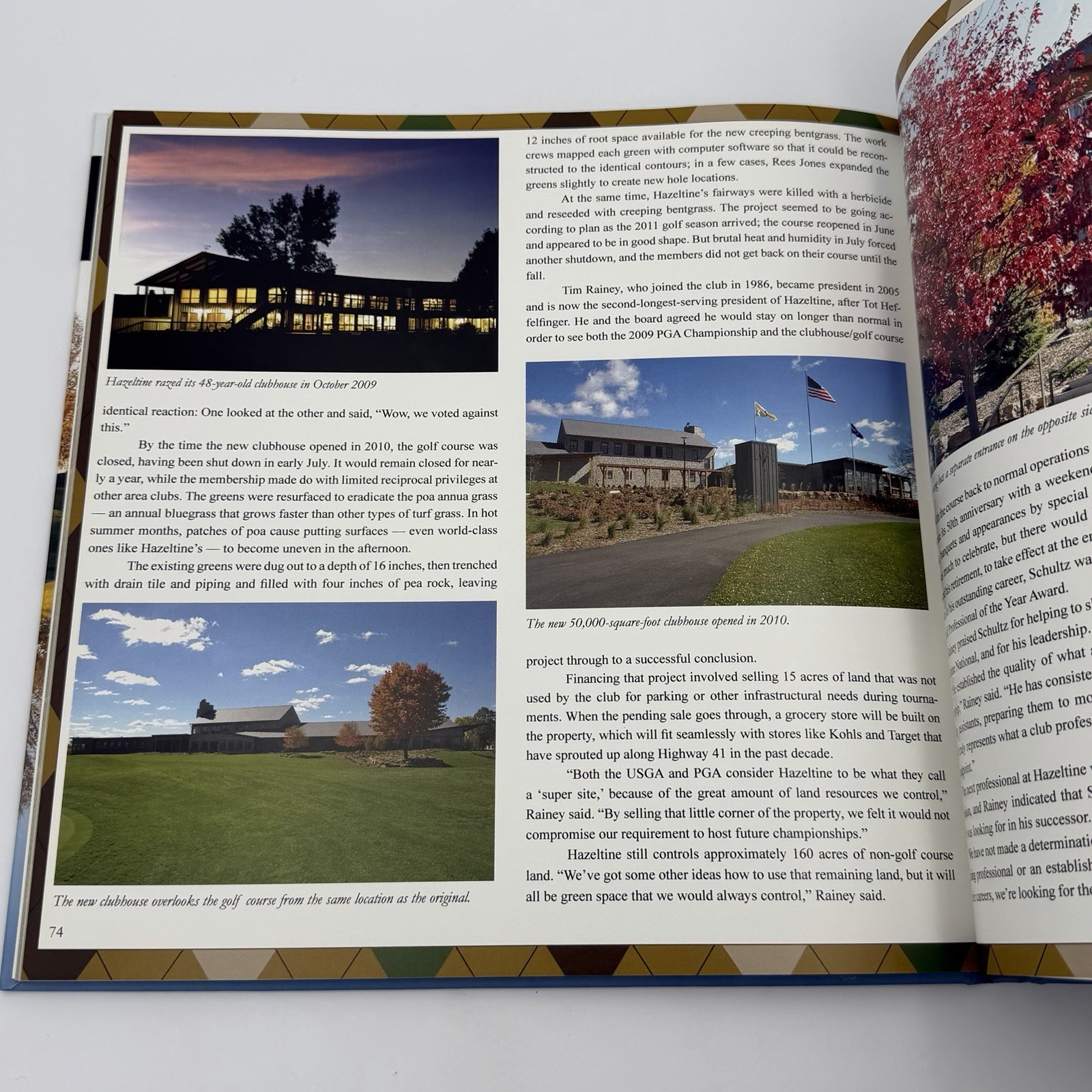 Hazeltine National Golf Club 50th Anniversary – Rick Shefchik (2012 HC)