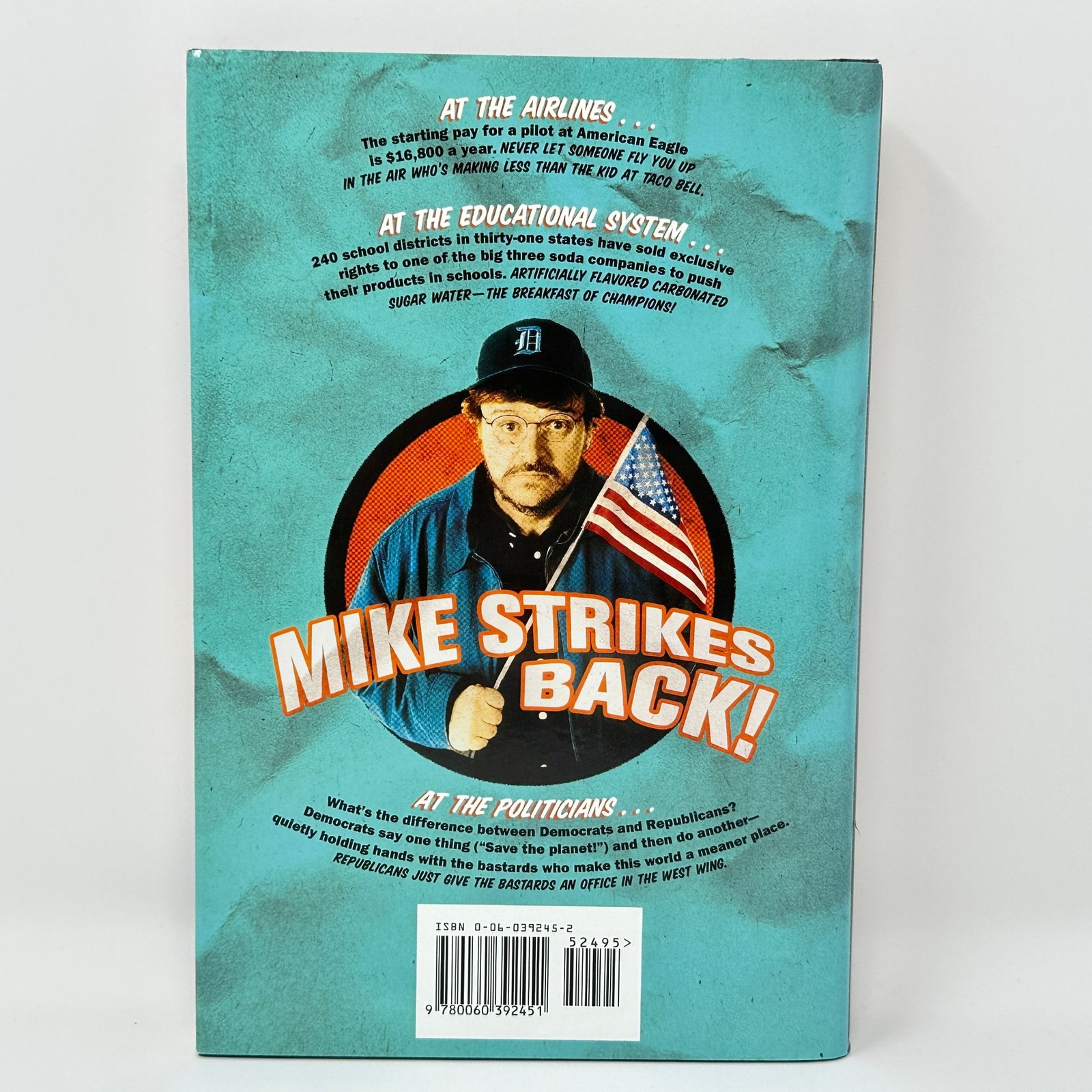 Michael Moore Stupid White Men Hardcover 1st Edition Autographed ReganBooks 2001