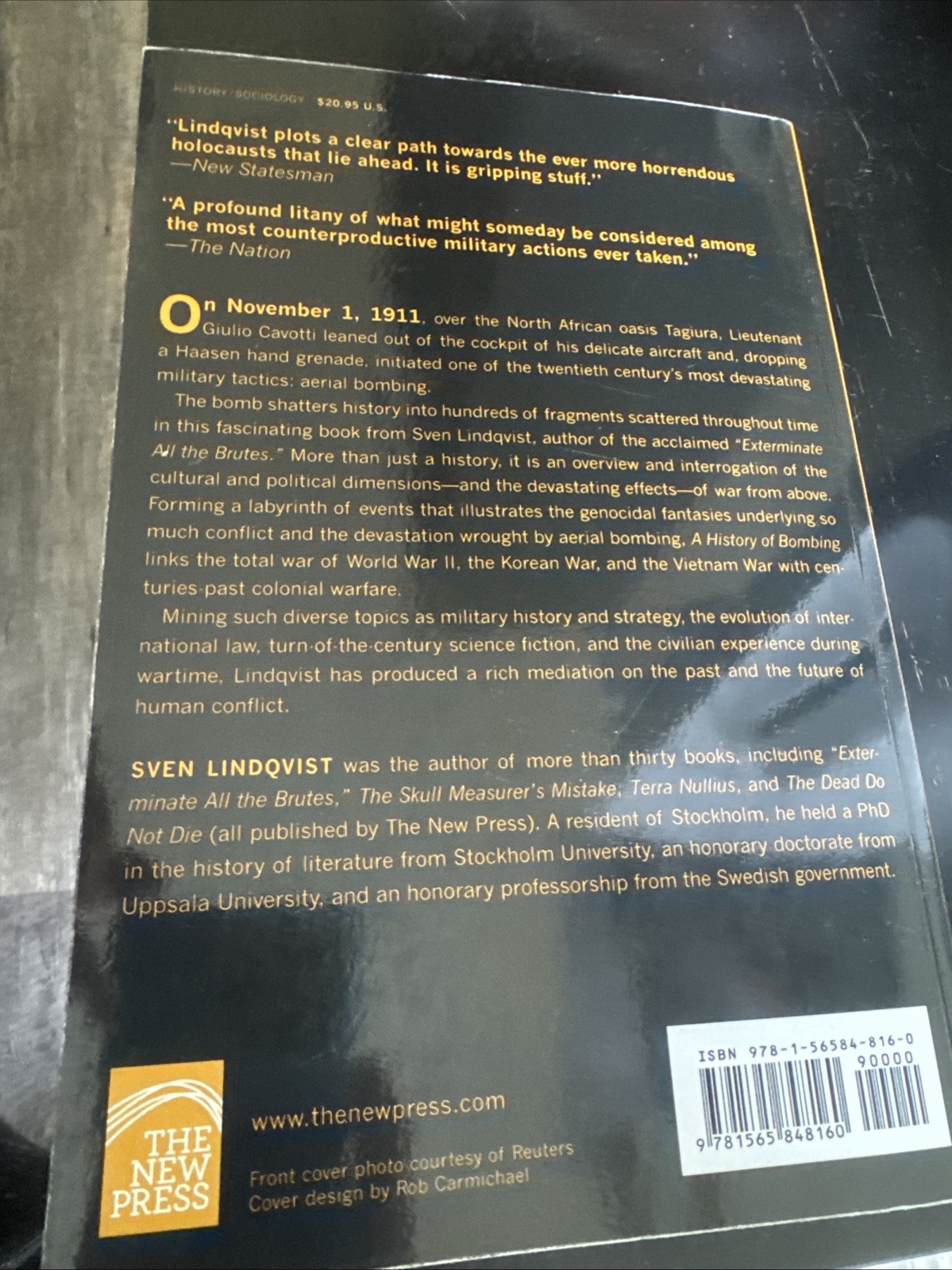 A History of Bombing (Paperback or Softback)