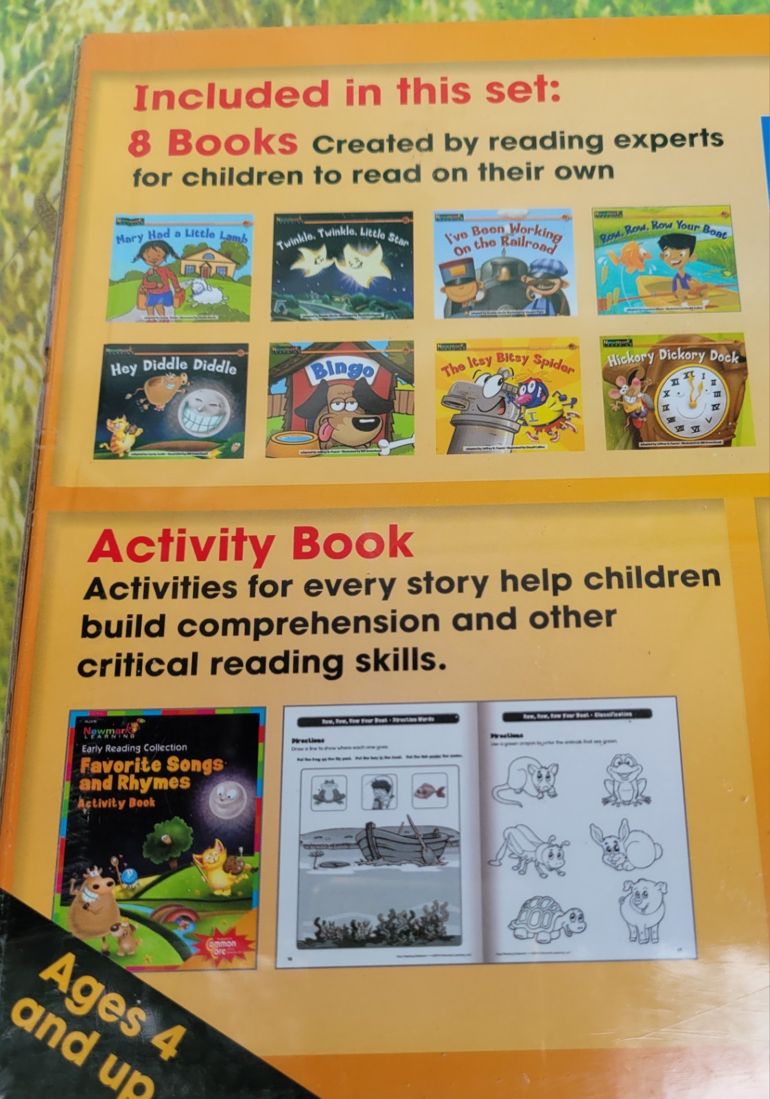 Favorite Songs Rhymes Box Set Newmark Learning Common Core Books Stickers Cards