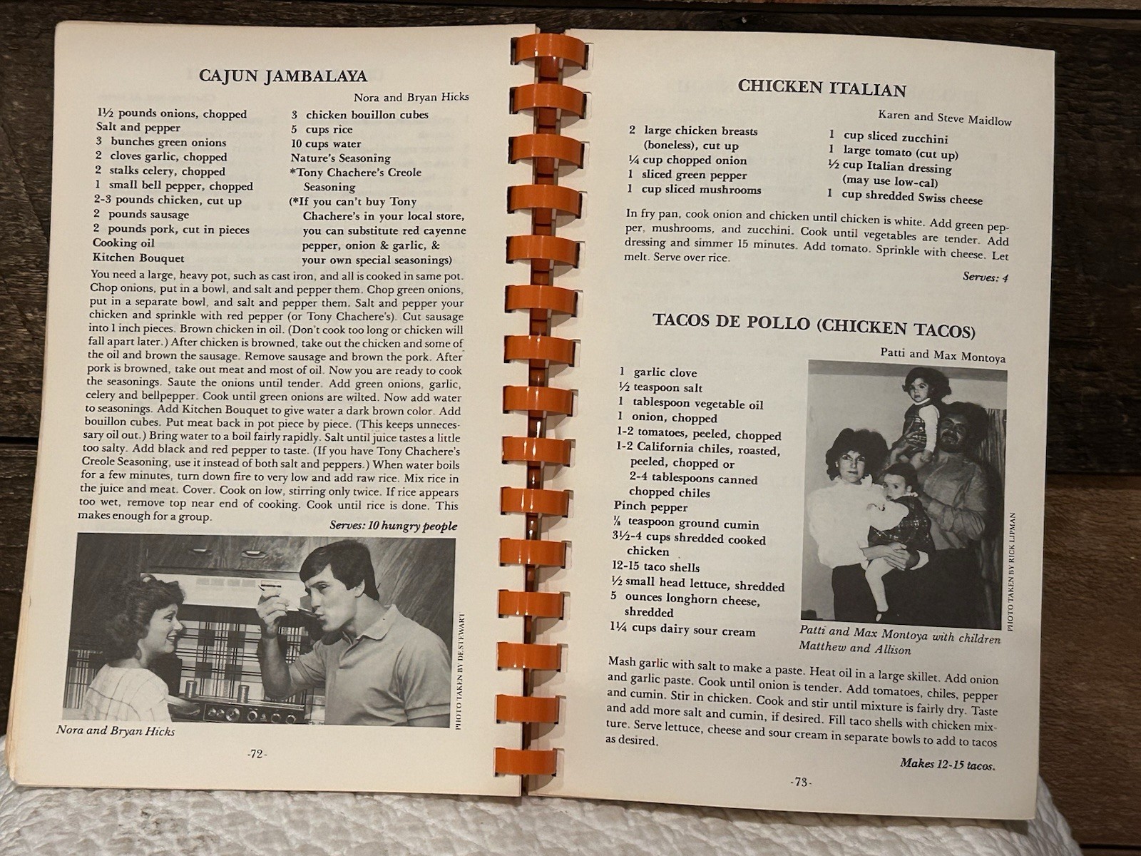 1984 Bengal Bites Cincinnati Bengals Wives’ Cookbook Spiral Bound 127 Pages