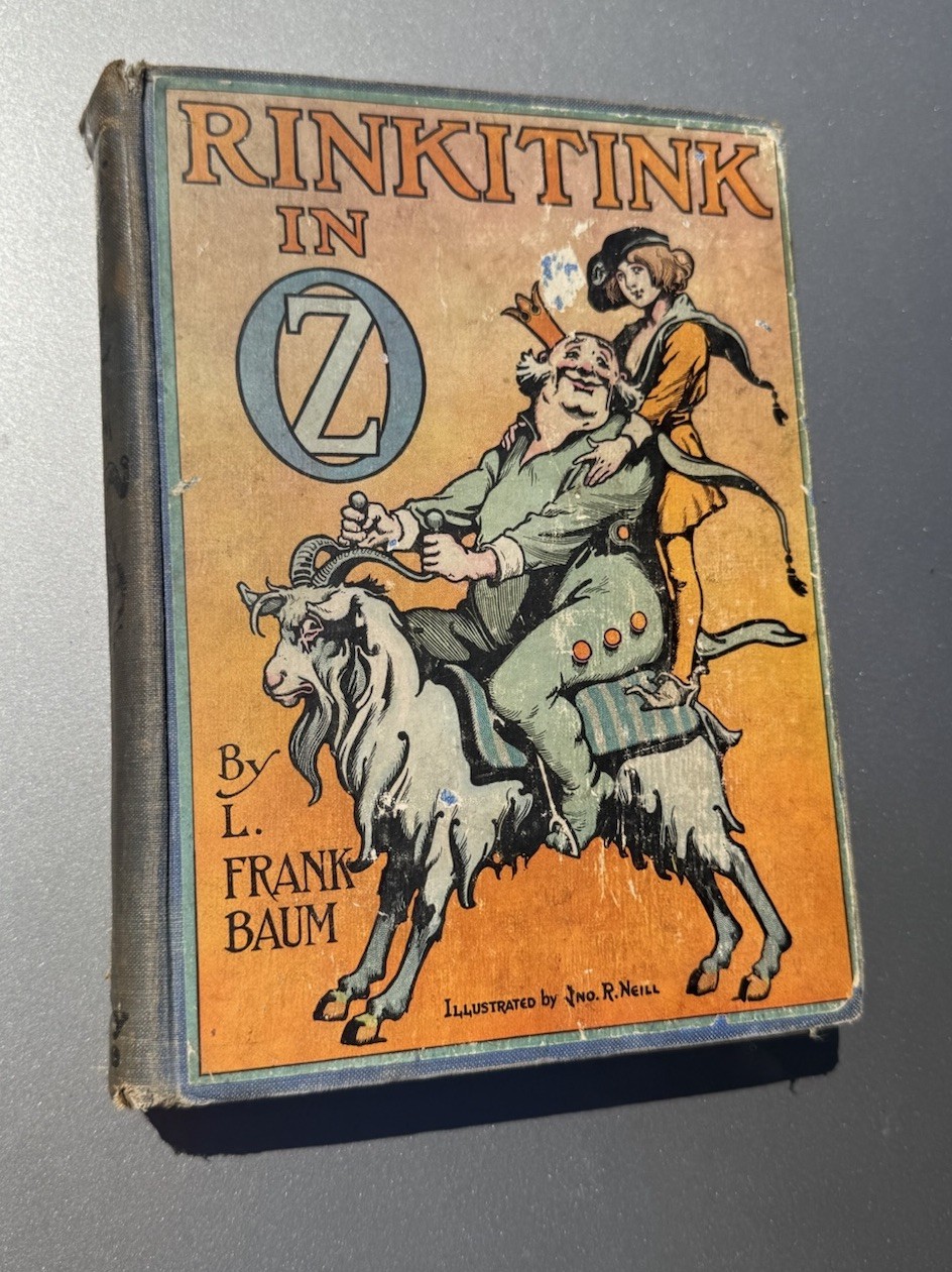 L Frank Baum Rinkitink In Oz Reilly And Lee 1914 Hardcover Book