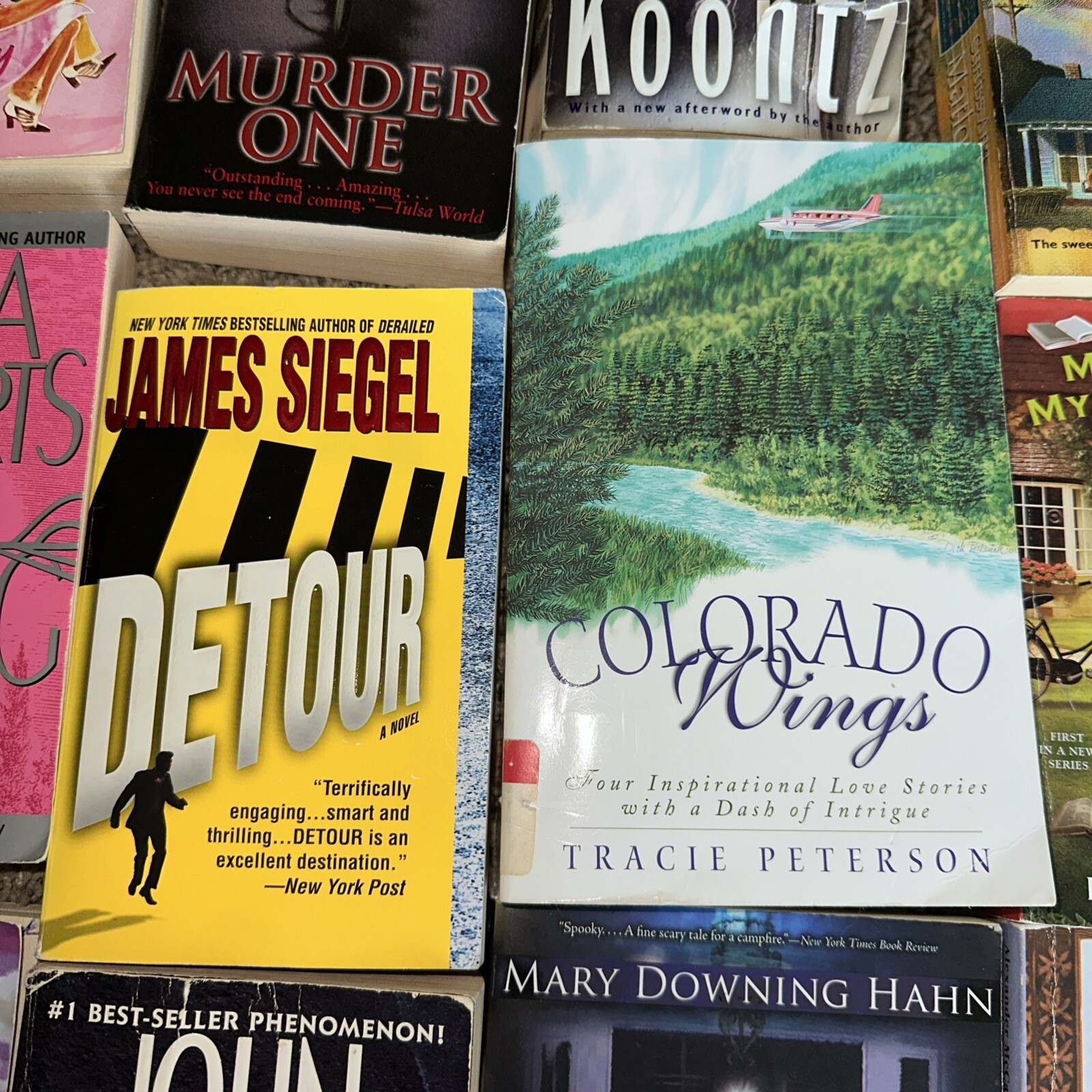 RANDOM THRILLER/MISC BOOK LOT OF 18