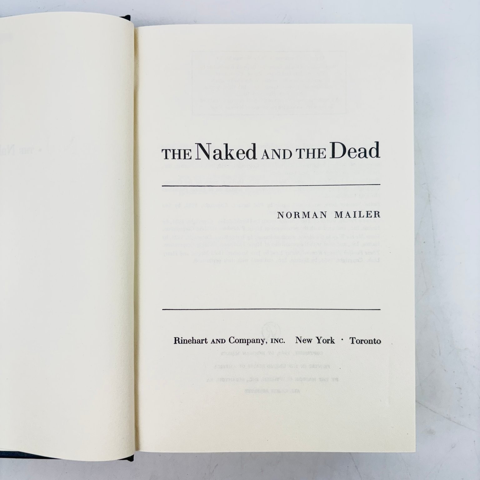The Naked and the Dead Norman Mailer 1976 First Edition Library Facsimile Novel