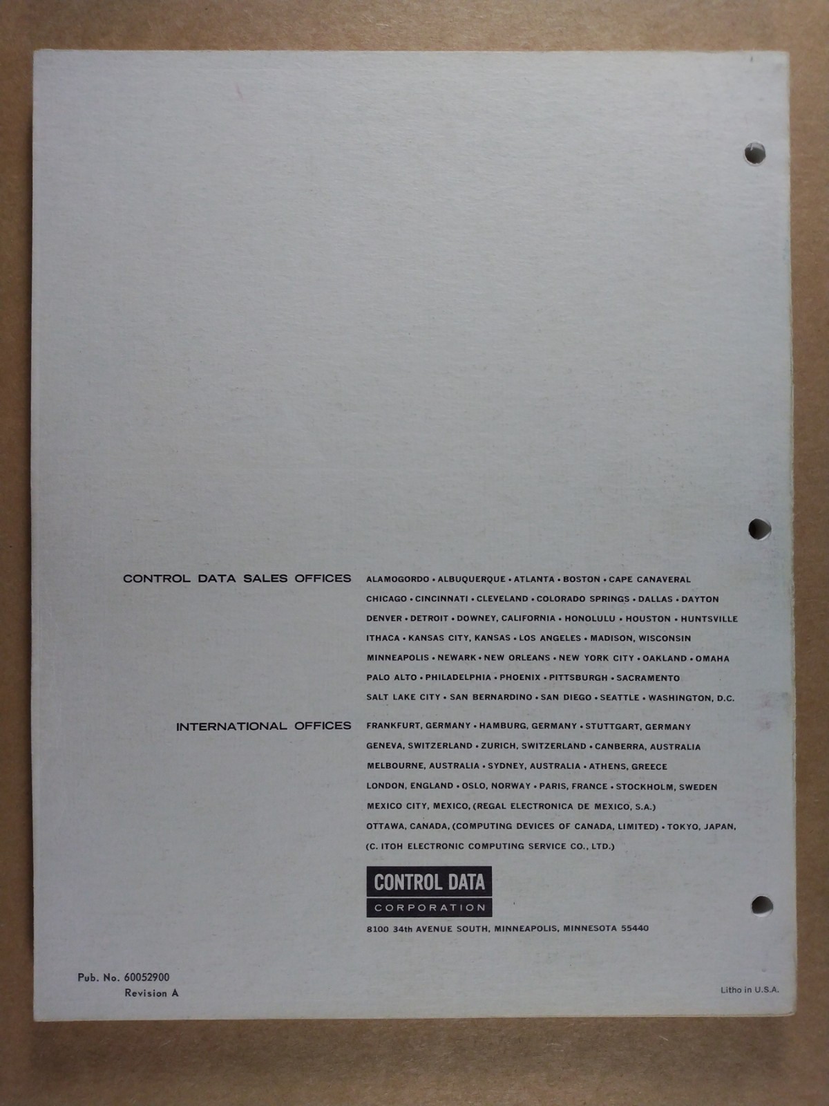 Control Data 1604 1604A Computer Fortran 63 Reference Manual 1964