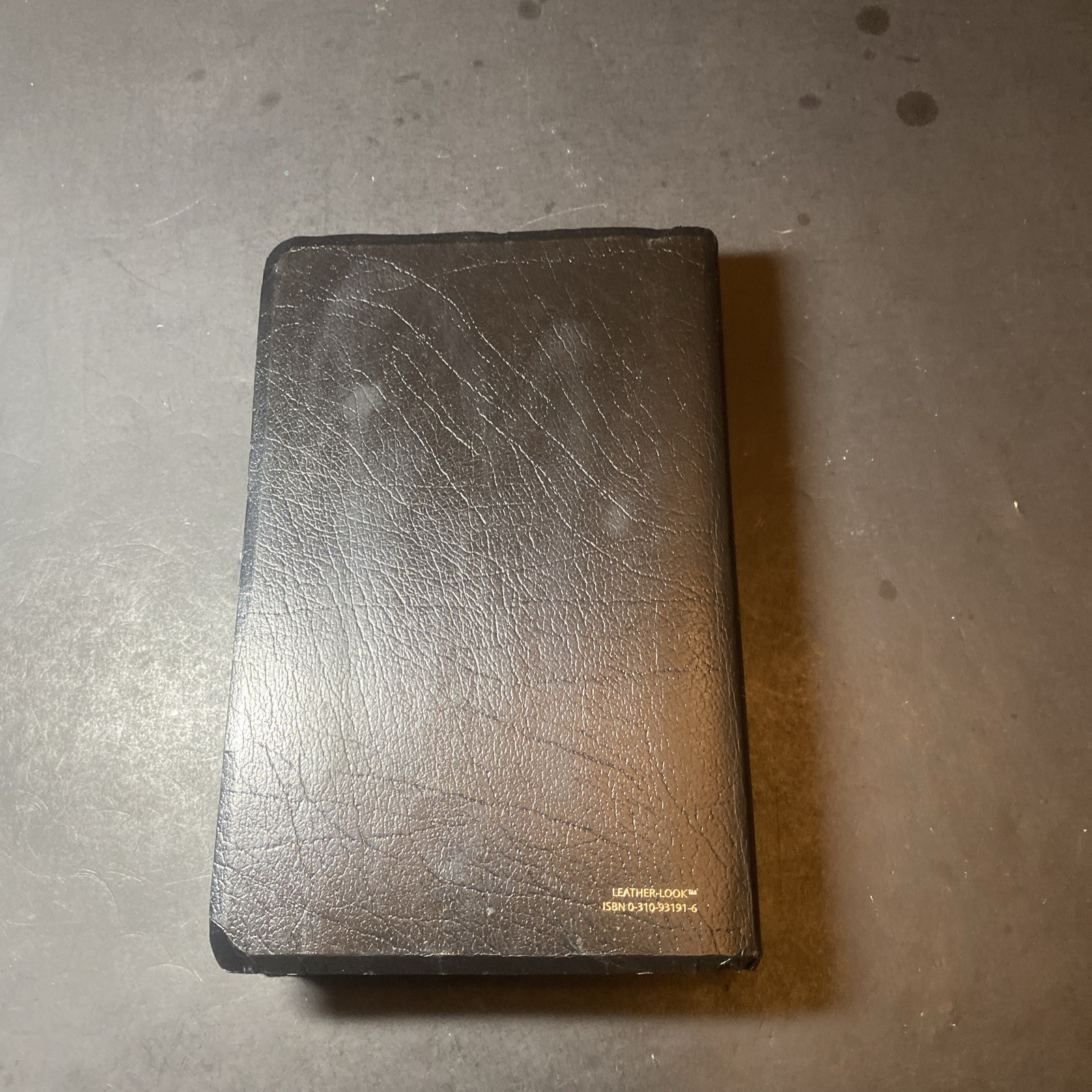 Holy Bible King James Reference KJV Black Bonded Leather Zondervan 1994, VGC