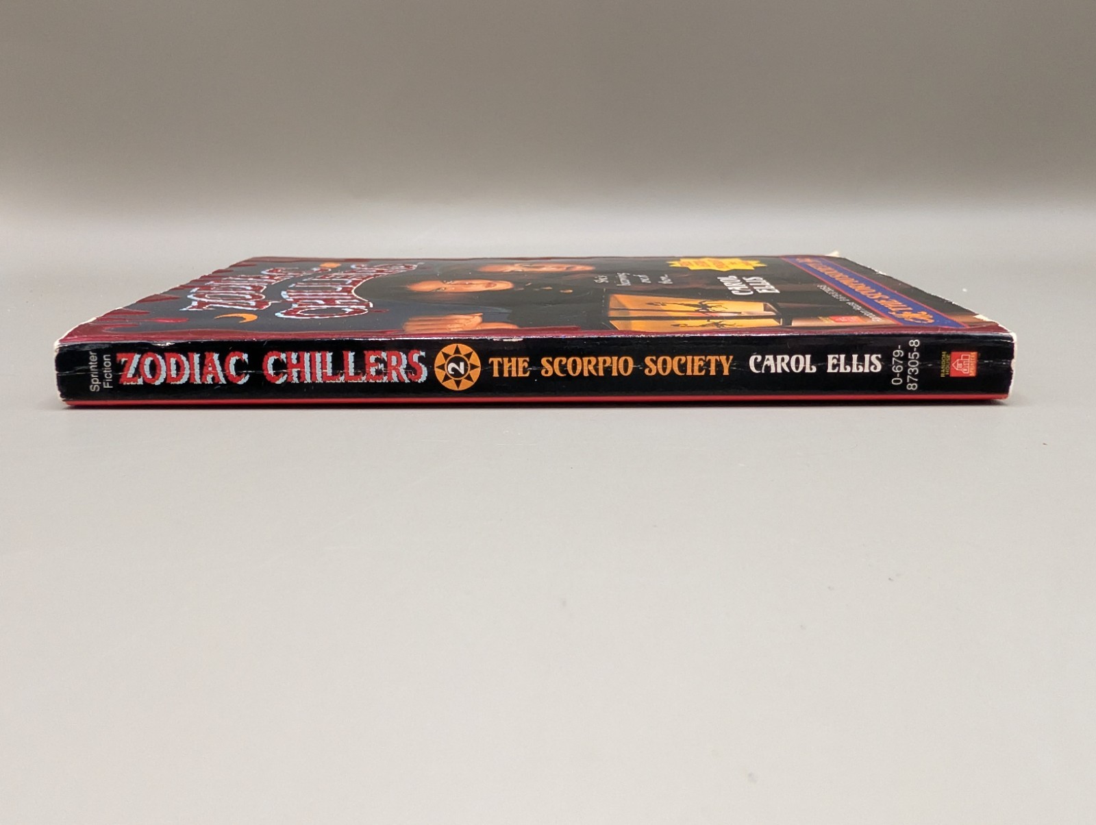 Zodiac Chillers Book #2 The Scorpio Society Carol Ellis YA Horror Book 1st Ed.
