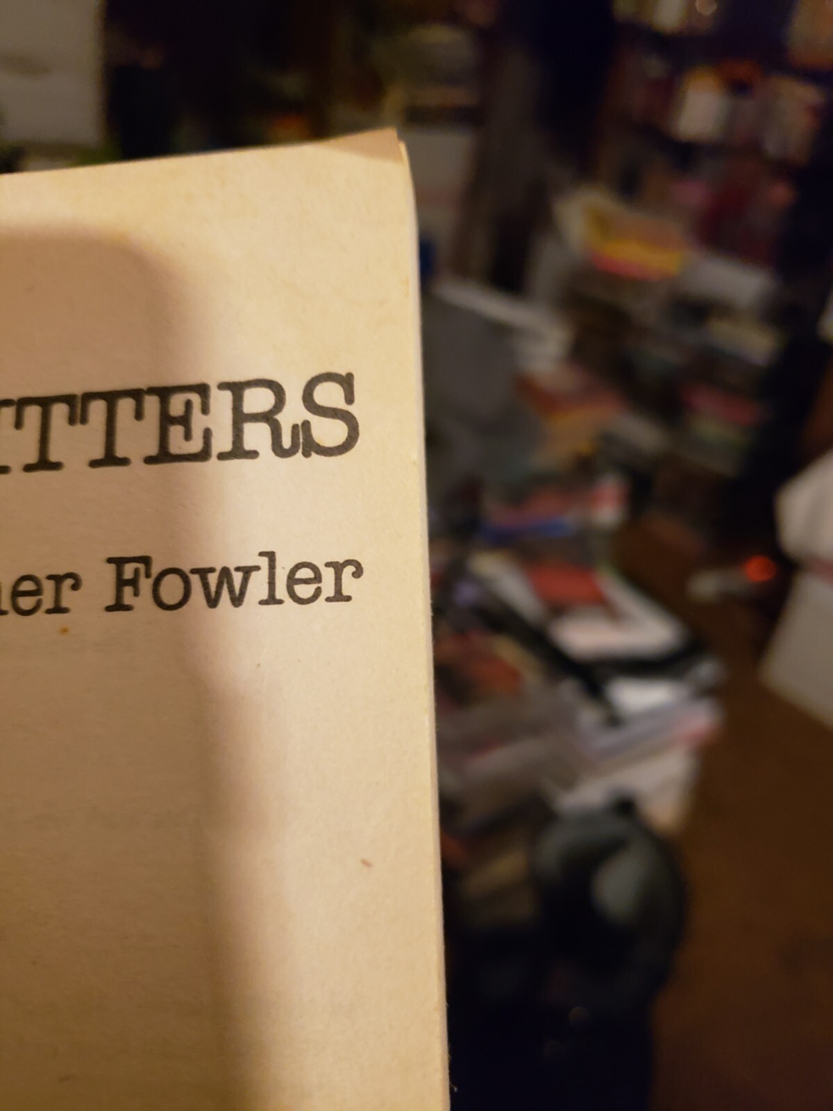 Unread City Jitters Christopher Fowler 1st Edition Paperback Dell 1986