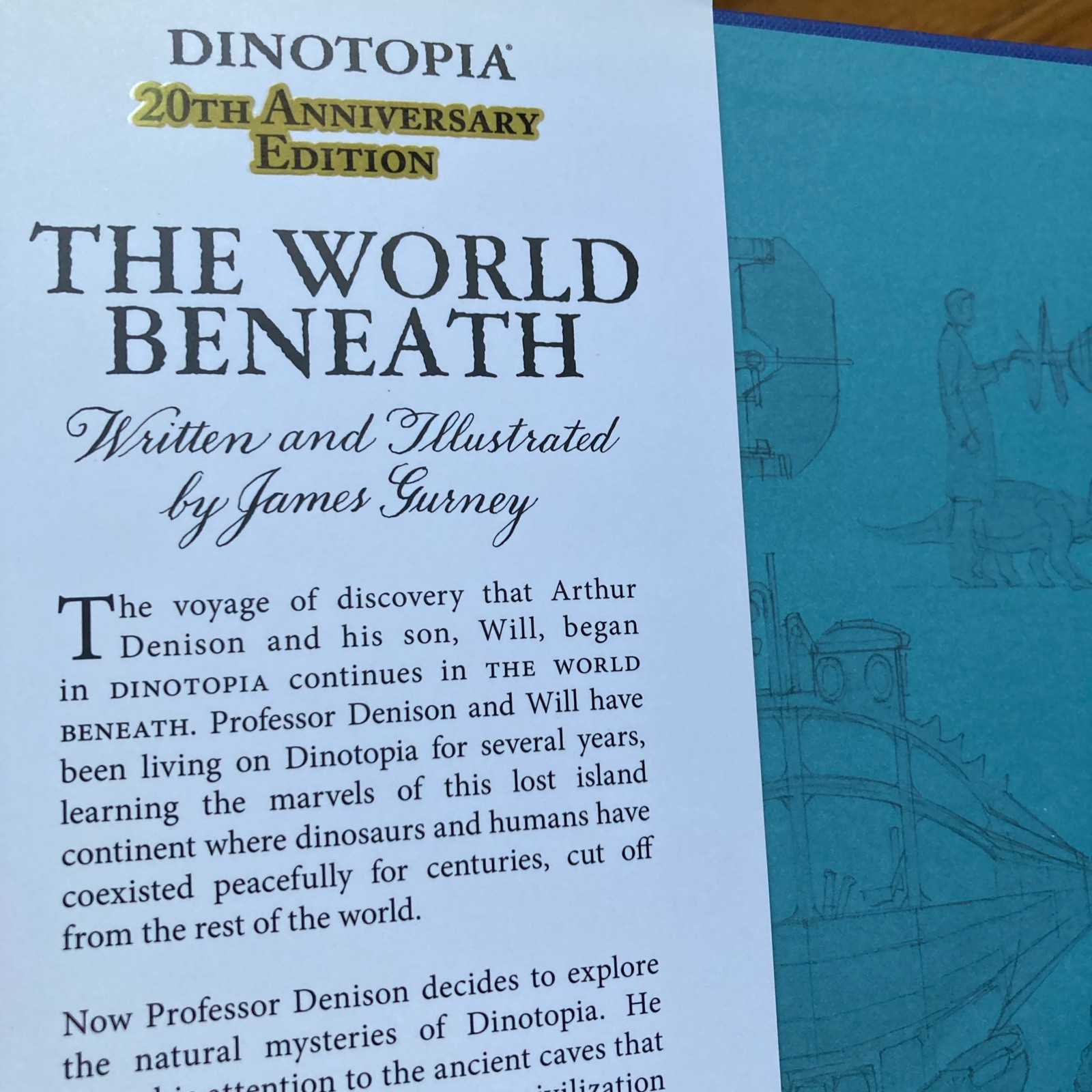 Dinotopia James Gurney The World Beneath 20th Anniversary Illustrated Lot HB/DJ