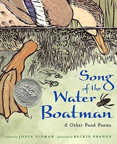 Song of the Water Boatman and Other – Hardcover, by Sidman Joyce – Very Good g