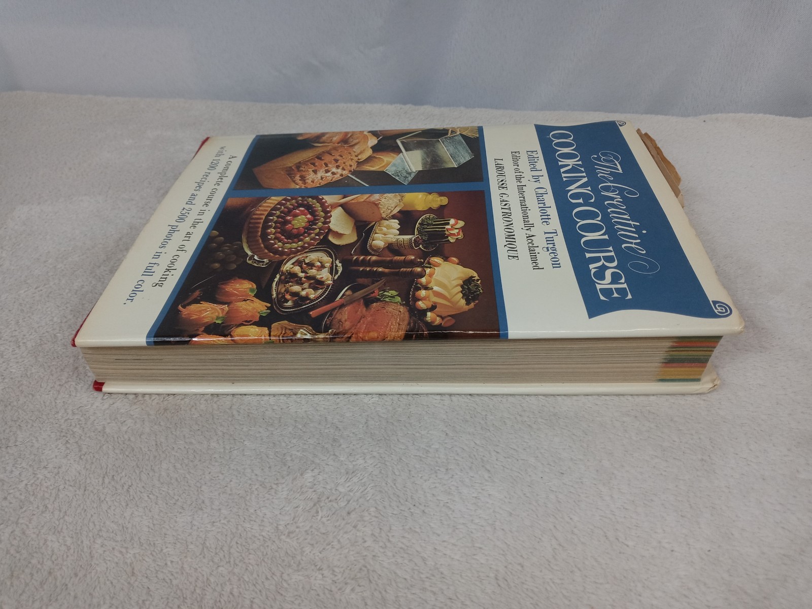 Vintage Creative Cooking Course Charlotte Turgeon Larousse Gastronomique HC DJ