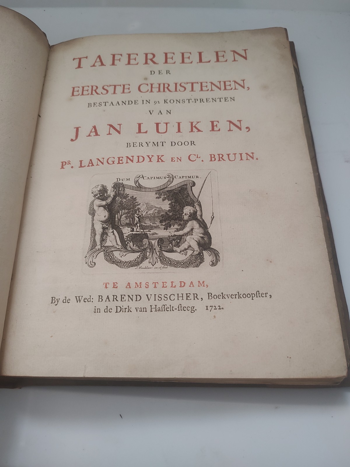 1722 Jan Luyken Tafereelen der Eerste Christenen COMPLETE 92 Plates Folio