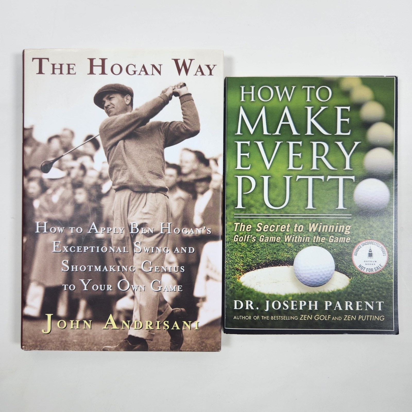 Golf Golfing Putting Breaking Slump Secret Winning Ben Hogan Way Lot of 4 HC DJ