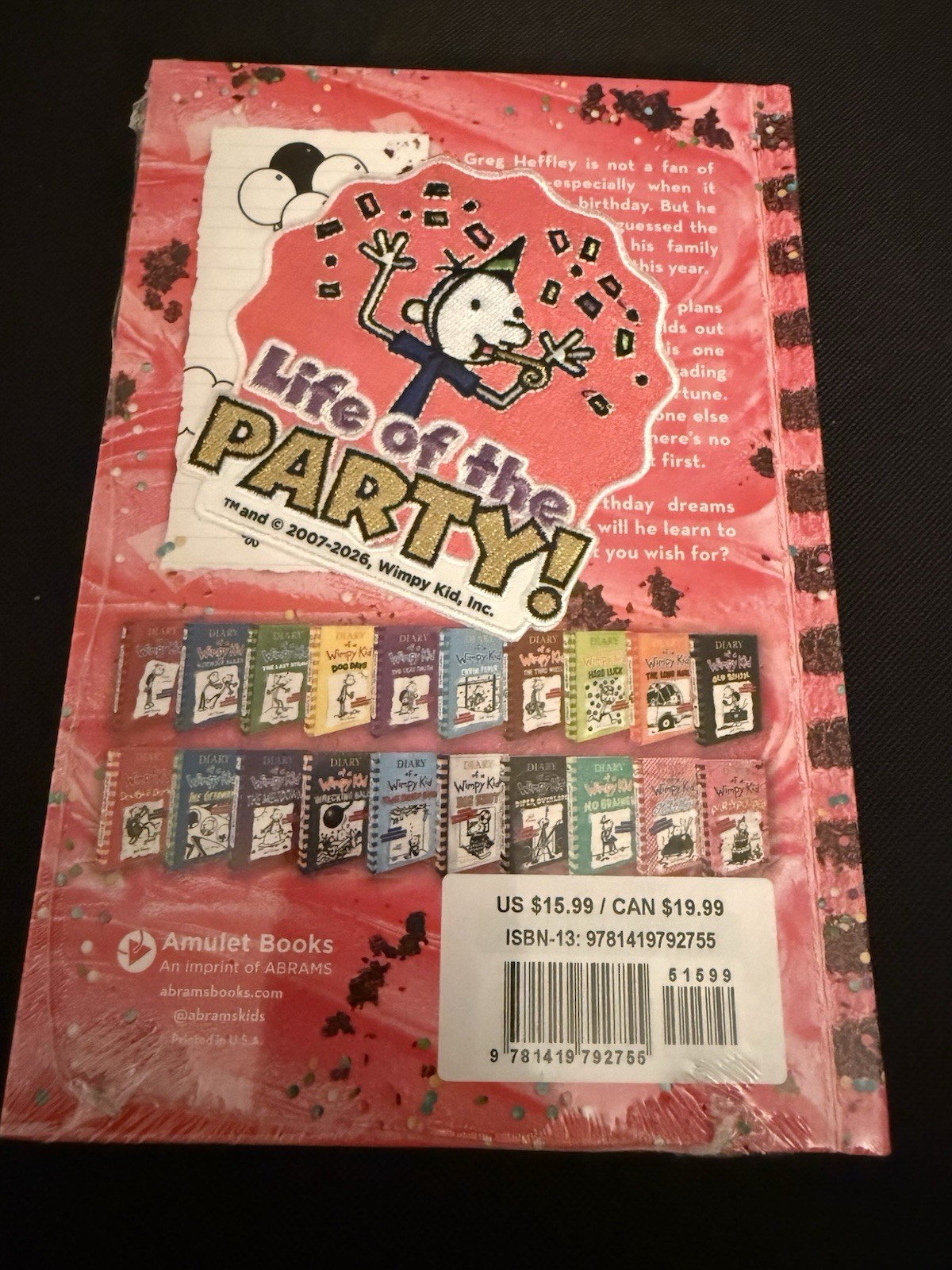 Diary of a Wimpy Kid Party Pooper by Jeff Kinney