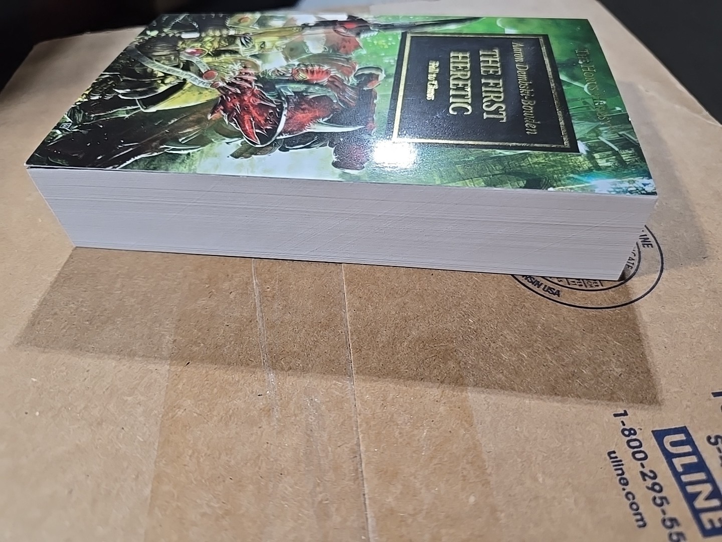 Horus Heresy: the First Heretic by Aaron Dembski-Bowden (2017, Trade Paperback)