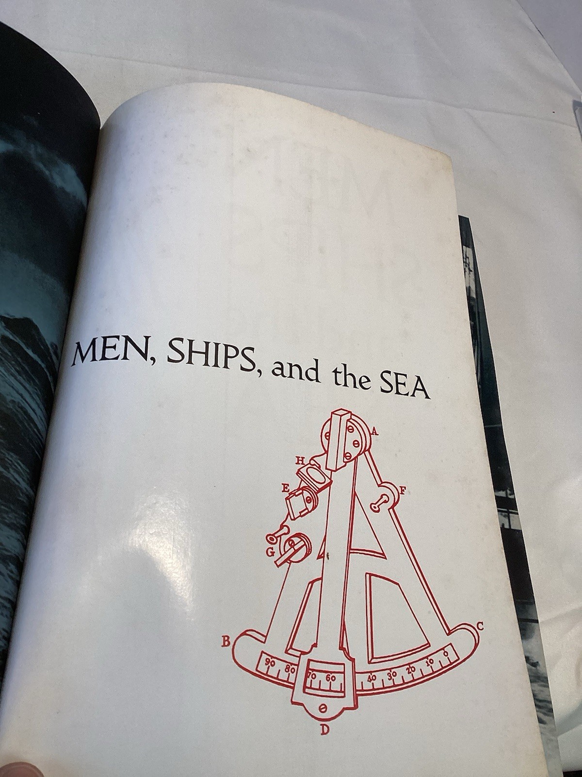 MEN SHIPS & THE SEA Vintage Book 1962 1st Edition-Signed.