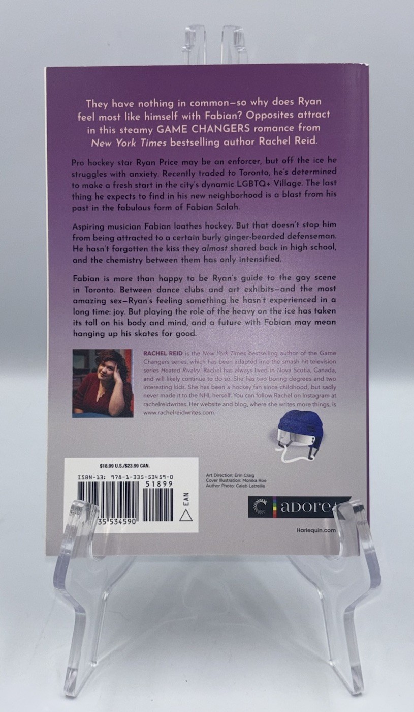 RACHEL REID TOUGH GUY SIGNED AUTOGRAPHED PAPERBACK BOOK HEATED RIVALRY HBO #2