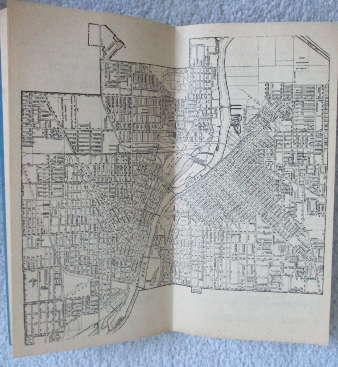 1962 Vintage Saginaw MI Street Guide Ordinances Rules Directory Genske 100 Page