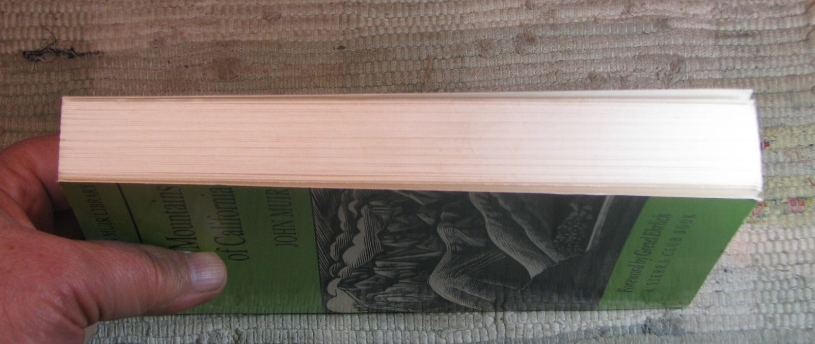 THE MOUNTAINS OF CALIFORNIA by John Muir 1988 Sierra Club First Edition Paperbac