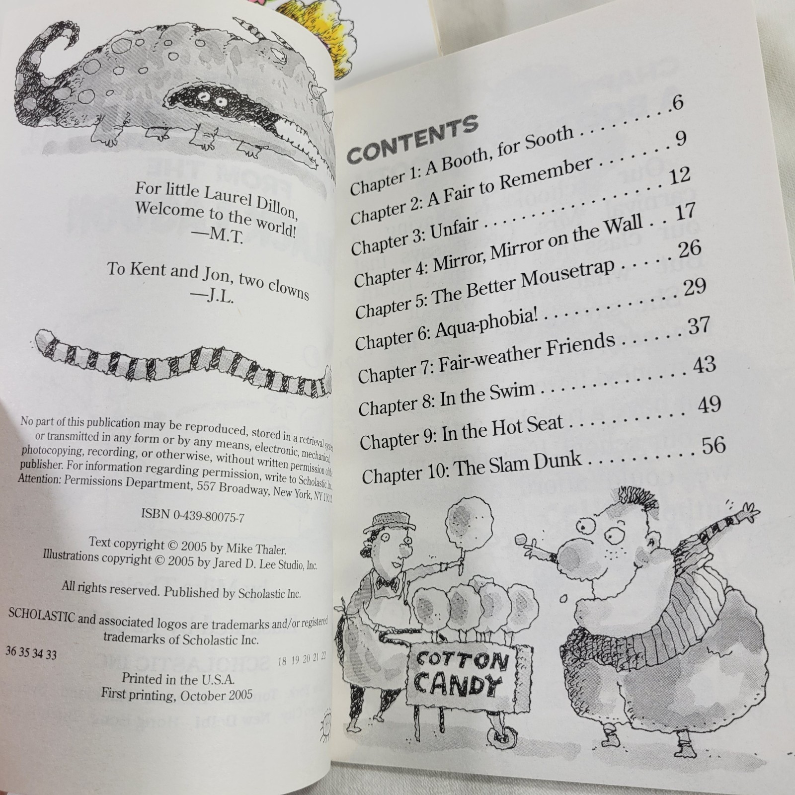 Black Lagoon Adventures Book Lot Of 4 School Carnival Valentine’s Mike Thaler