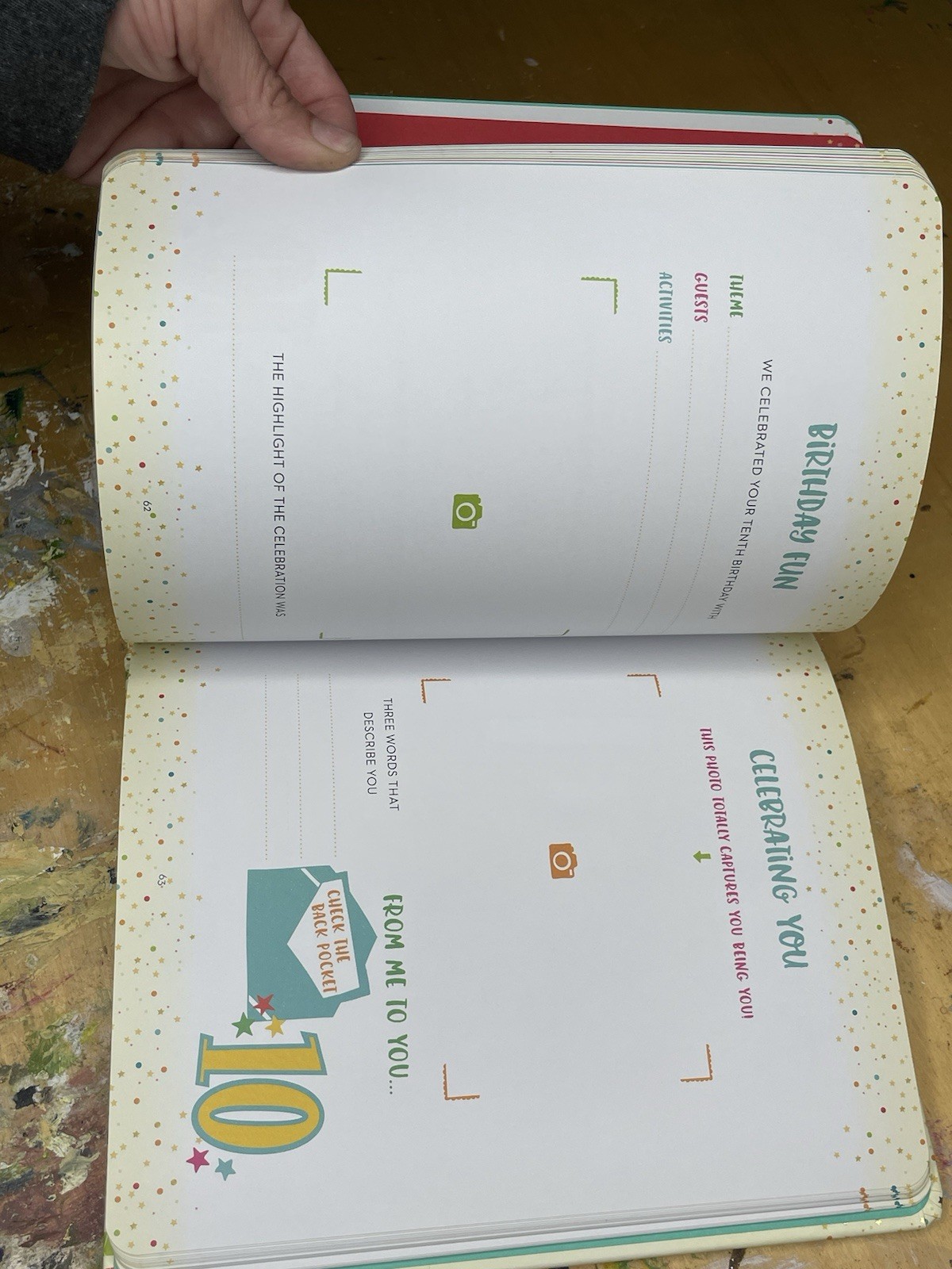1-18 Birthdays Memory Book A Keepsake to Celebrate Each Year Grad Gift Family