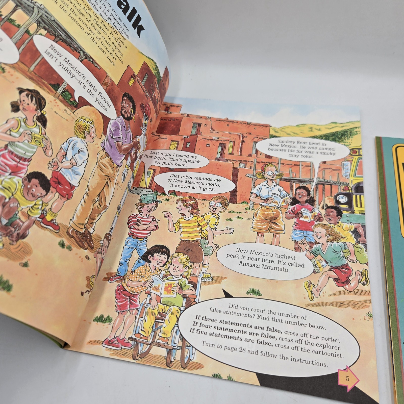 Highlights Which Way USA New Mexico Puzzle Book Fun Educational Activity
