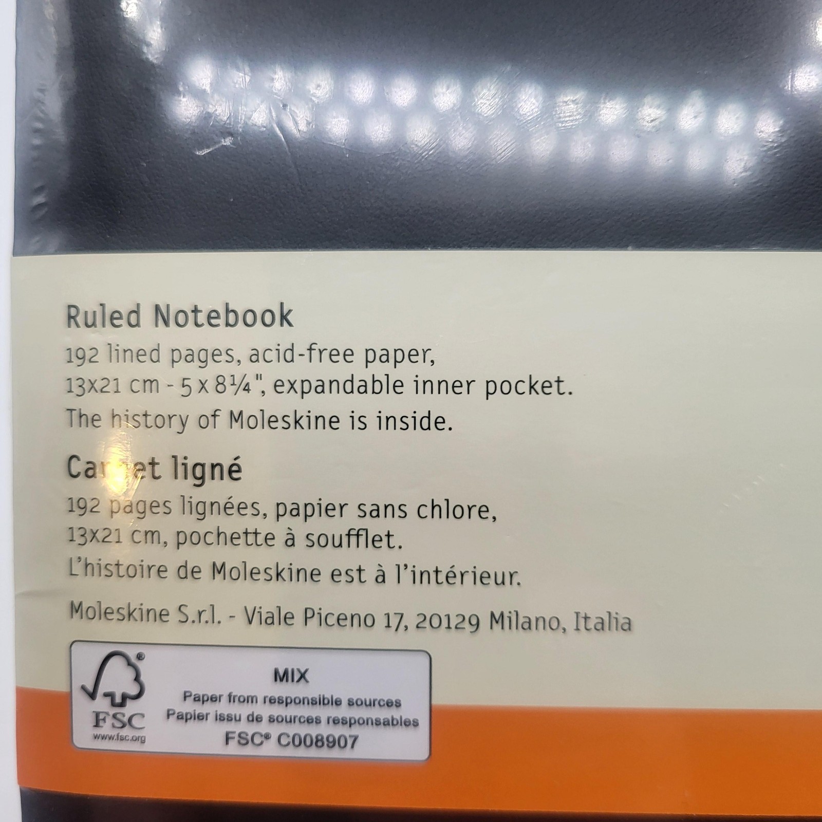 Moleskine Classic Collection Soft Cover Ruled Notebook A5 5 X 8.25 Black Journal