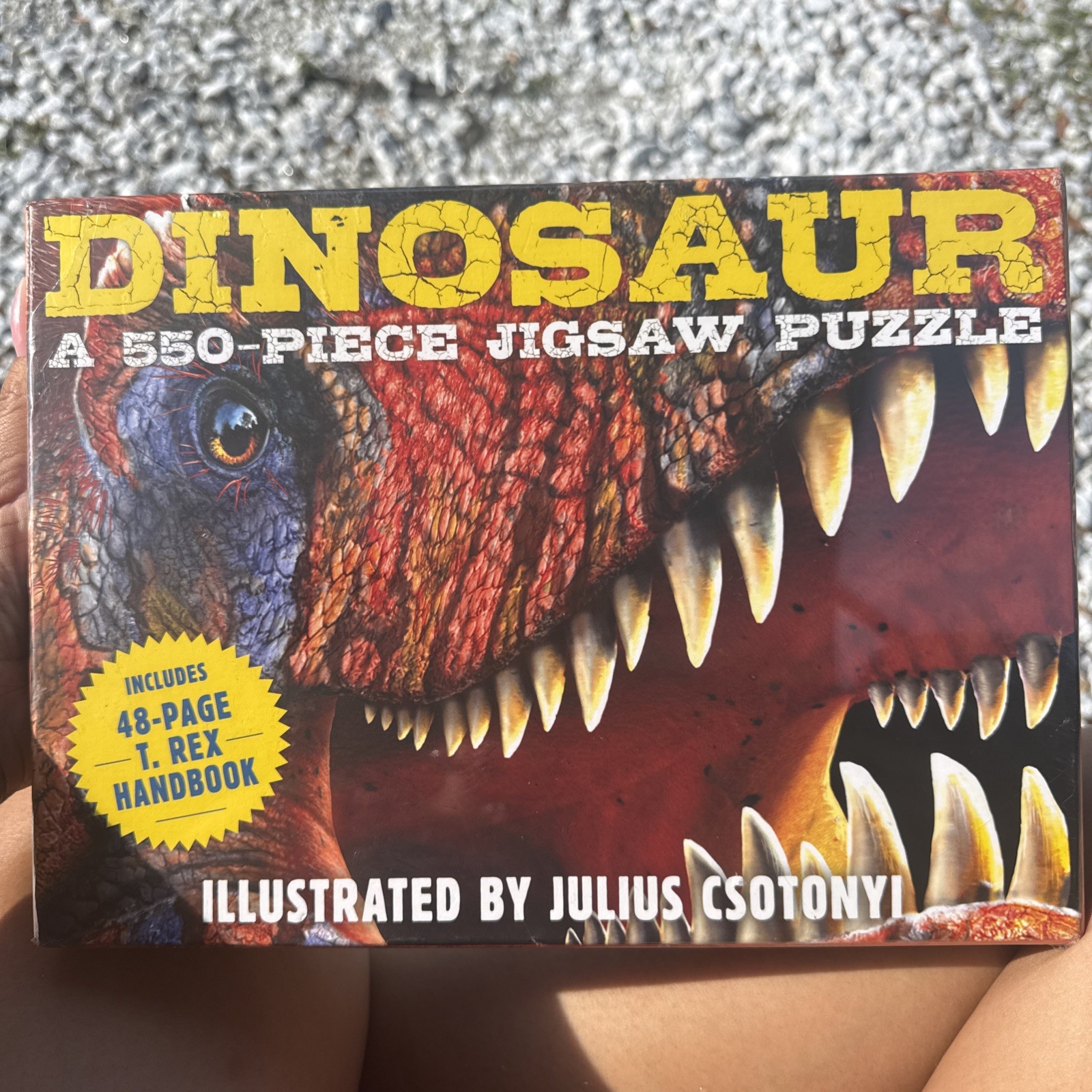 Dinosaur T-Rex Puzzle 550 pcs 18×24 NIB Sealed