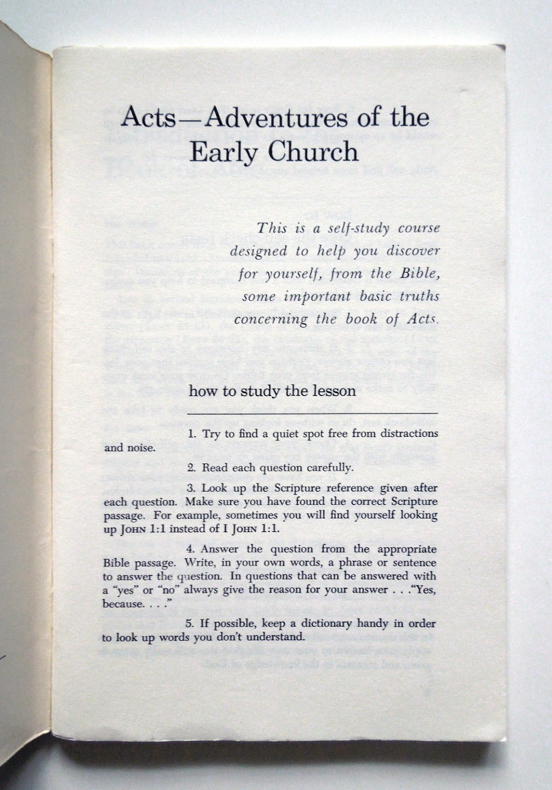 Acts: Adventures of the Early Church – Keith L. Brooks, 1963 sc, Moody Press