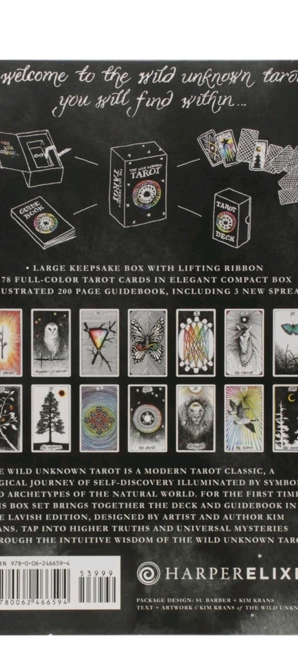The Wild Unknown Tarot Deck & Guidebook Official Box Set, Kim Krans, NEW