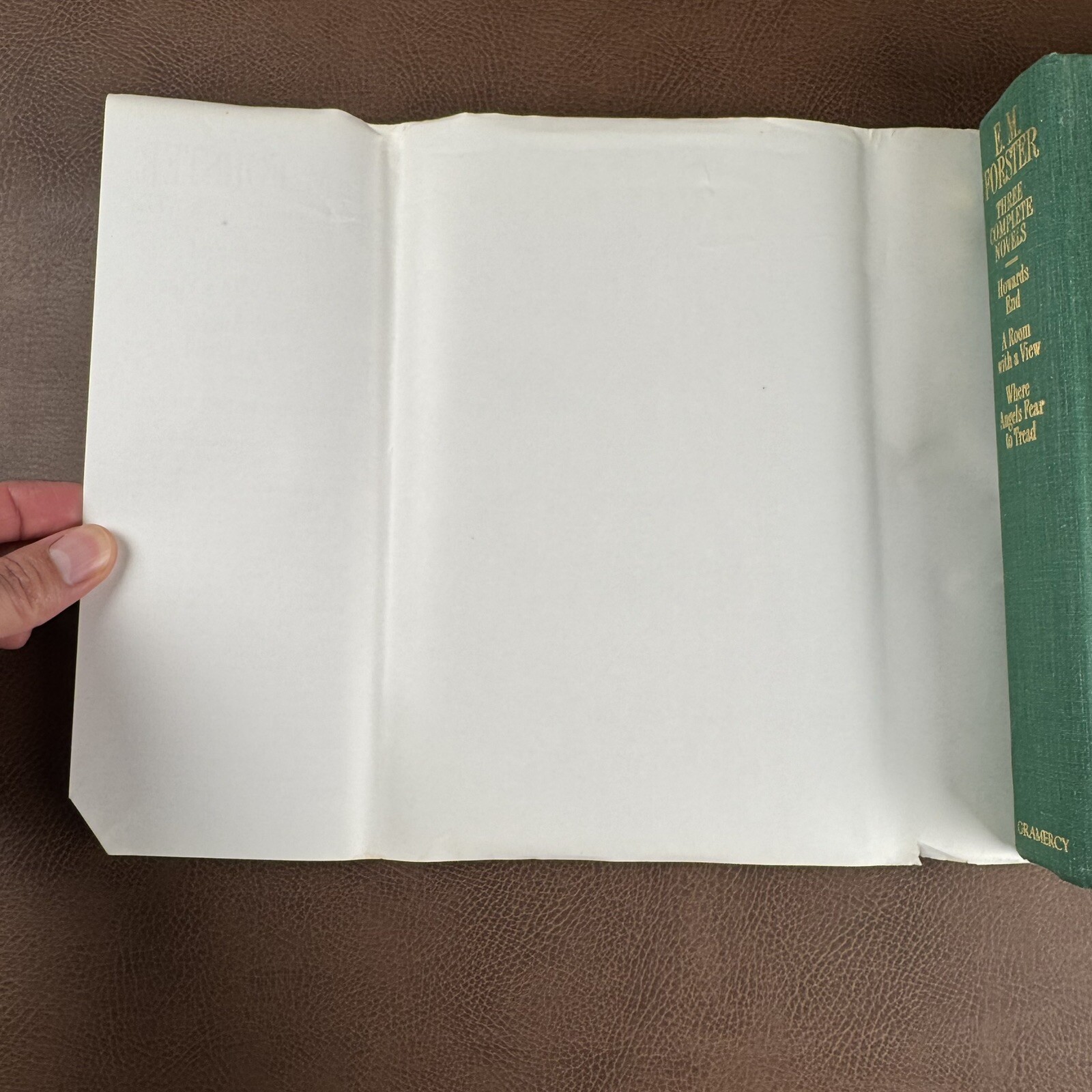 E. M. Foster Three Complete Novels : Howards End ; A Room With a View ; Where ..