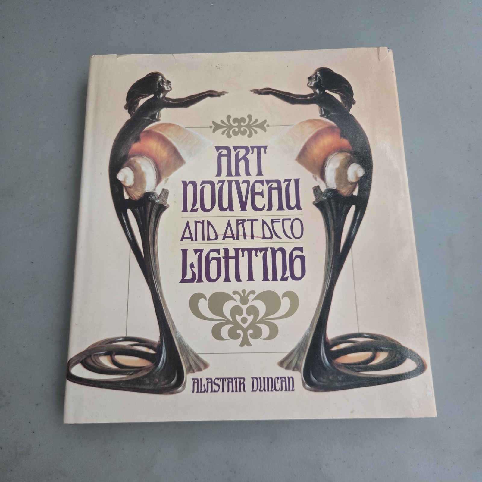 Art Nouveau and Art Deco Lighting by Alastair Duncan 1st Ed HCDJ 1978