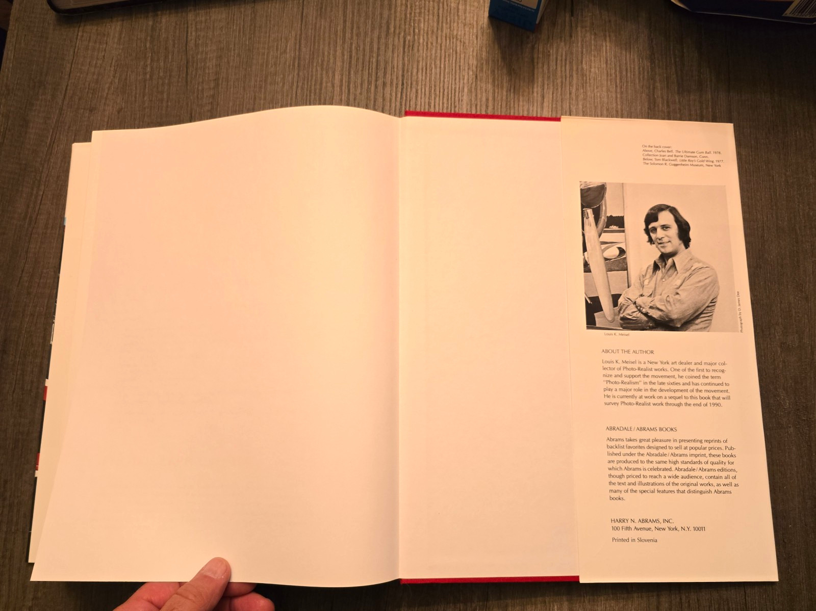 Photorealism by Louis K. Meiser 1989 Hardcover Harry N. Abrams (DH)
