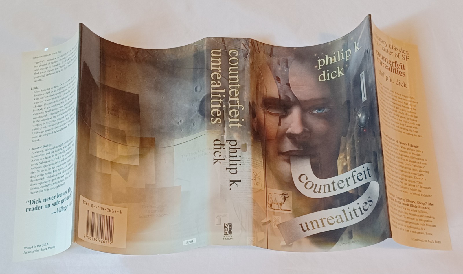 COUNTERFEIT UNREALITIES Philip K Dick HC DJ SFBC 2002 A Scanner Darkly 1st Print